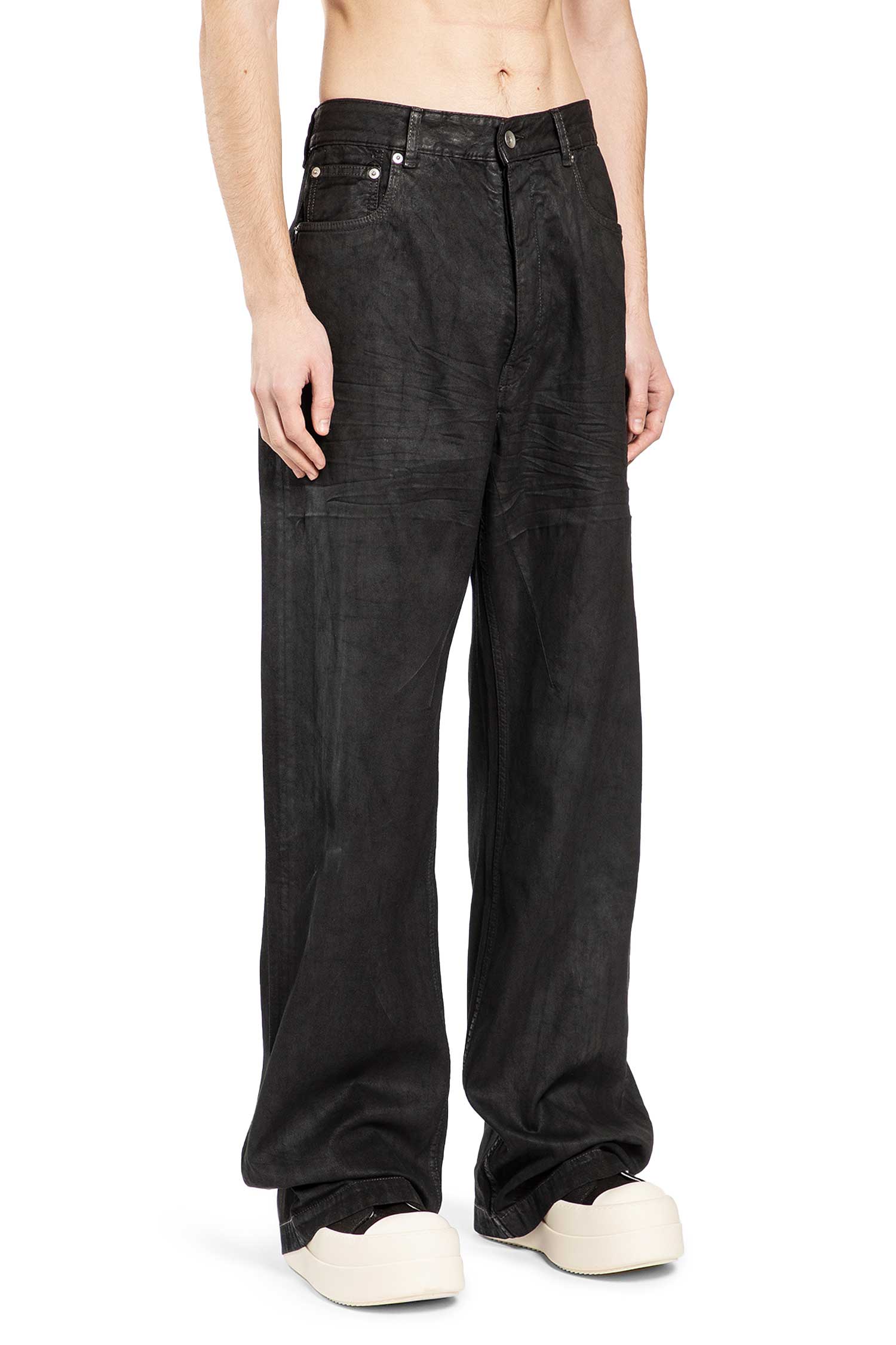 Temple Geth Jeans In 8oz Denim Rick owens – Гарантія оригінальності – детальний вид