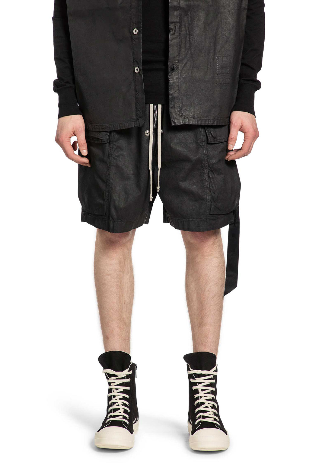 Temple Cargobela Shorts Rick owens оригінал – Купити в Україні – боковий вид