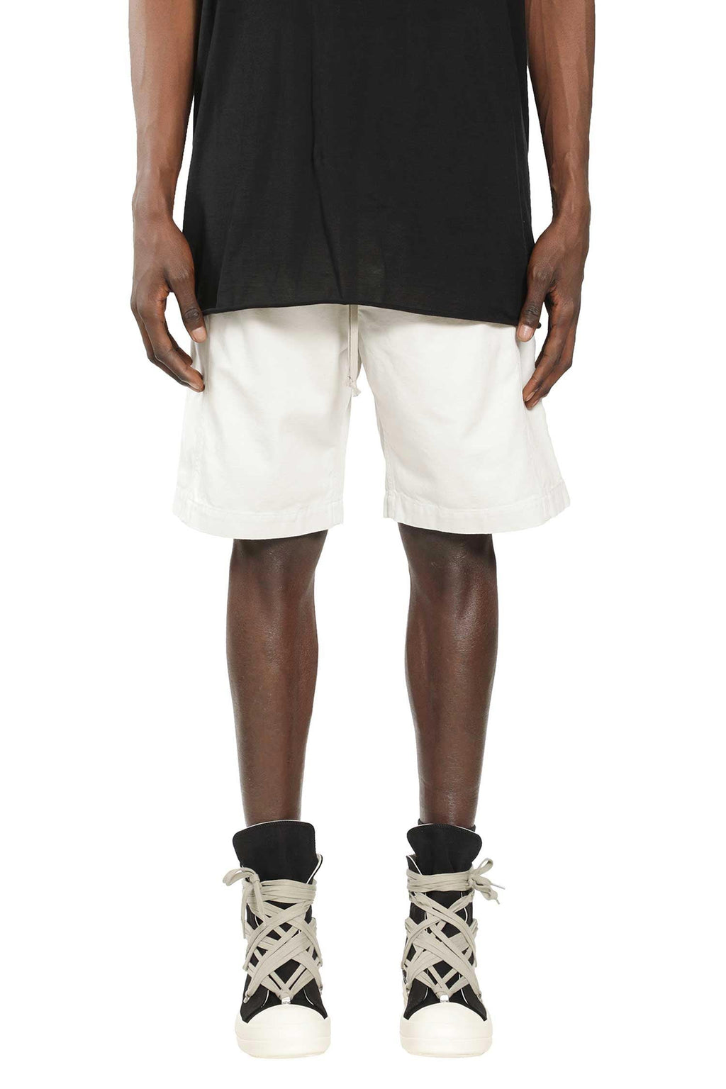 Wide Pusher Shorts Rick owens – Гарантія оригінальності – боковий вид