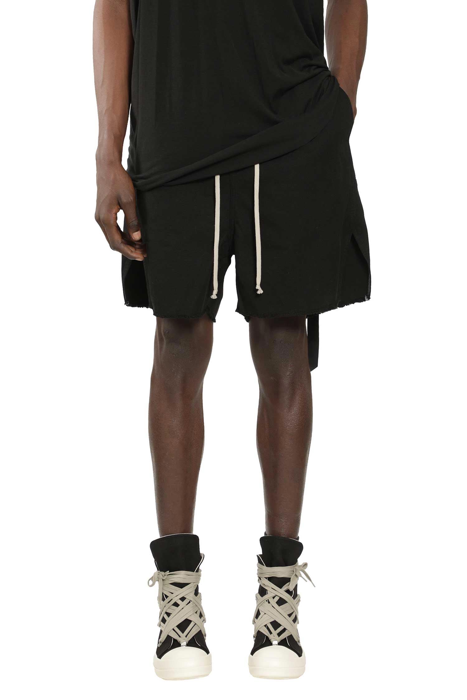Temple Wide Pushed Shorts Rick owens – Гарантія оригінальності – боковий вид
