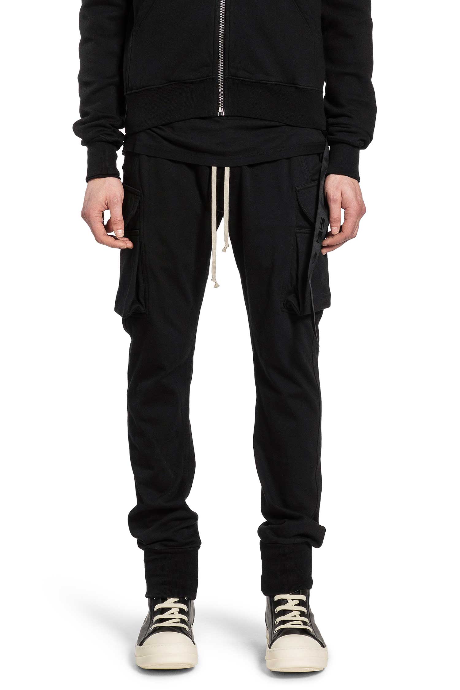 Mastodon Cut In Stretch Denim Rick owens – Гарантія оригінальності – боковий вид