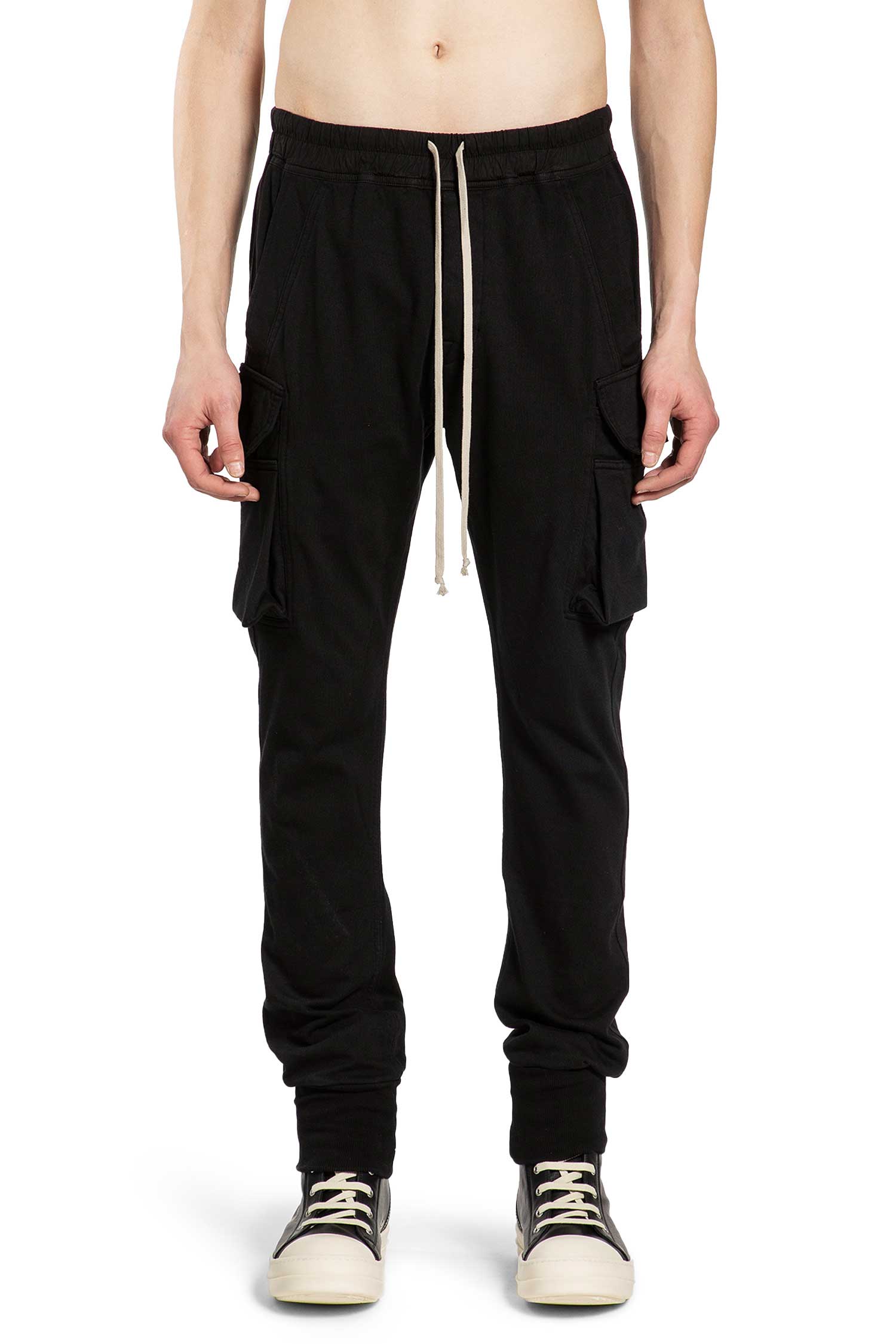 Mastodon Cut In Stretch Denim Rick owens – Гарантія оригінальності – вид ззаду