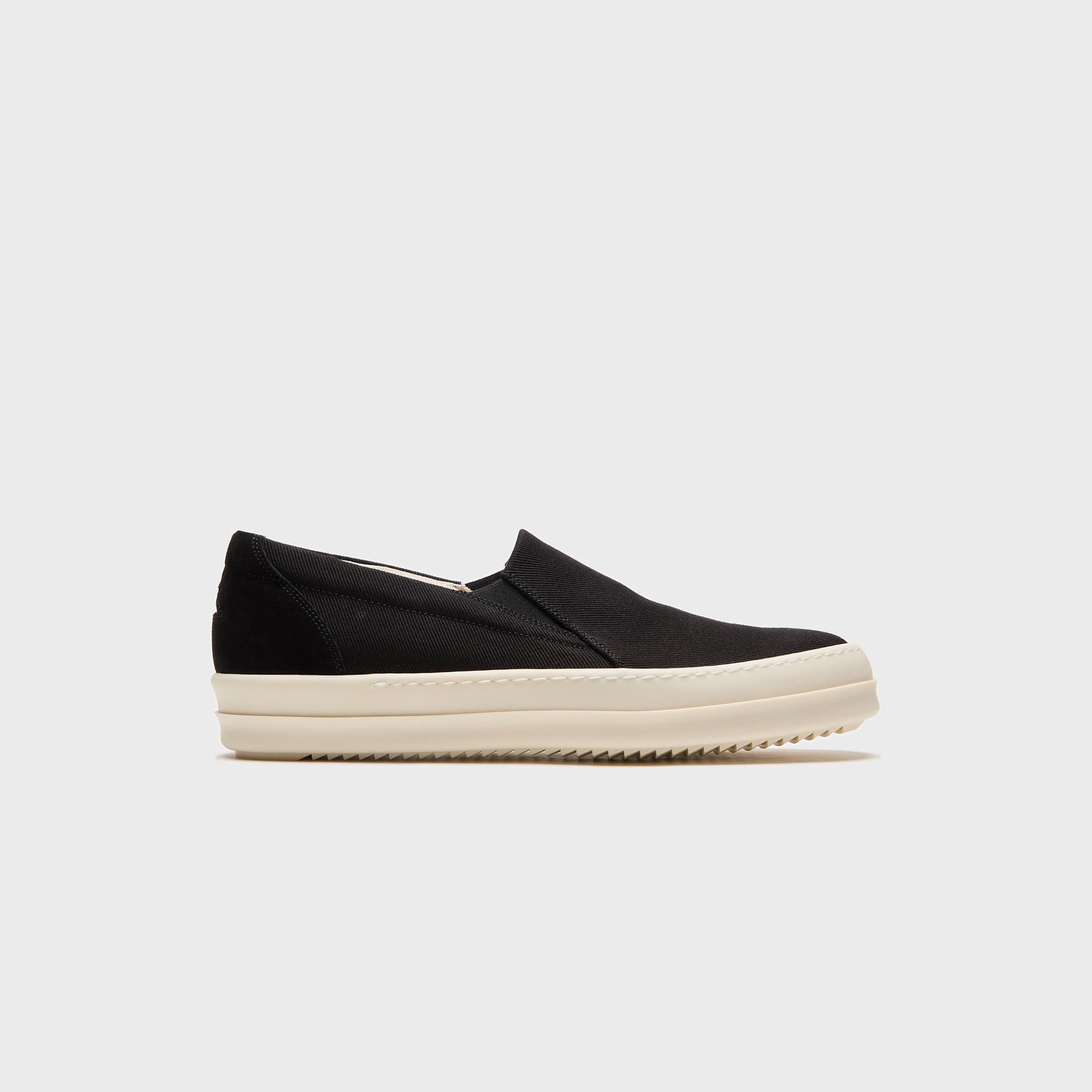 Temple Penta Boat Sneaks Black Rick owens – Гарантія оригінальності – боковий вид
