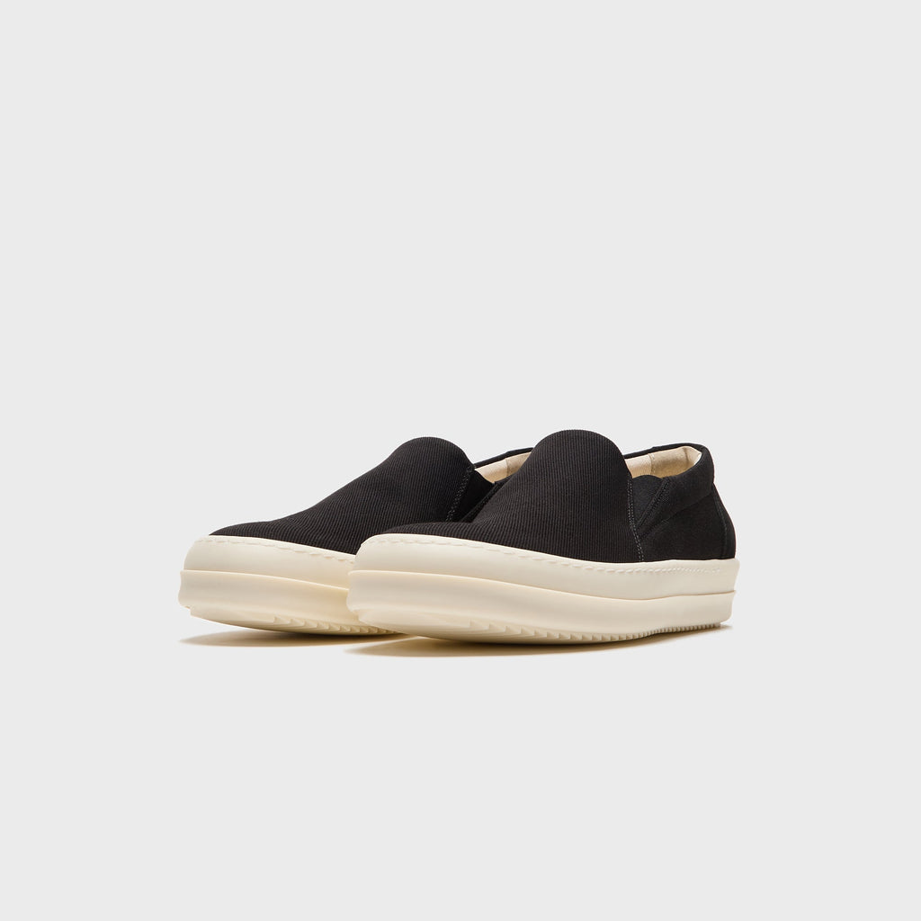 Temple Penta Boat Sneaks Black Rick owens – Гарантія оригінальності – вид ззаду