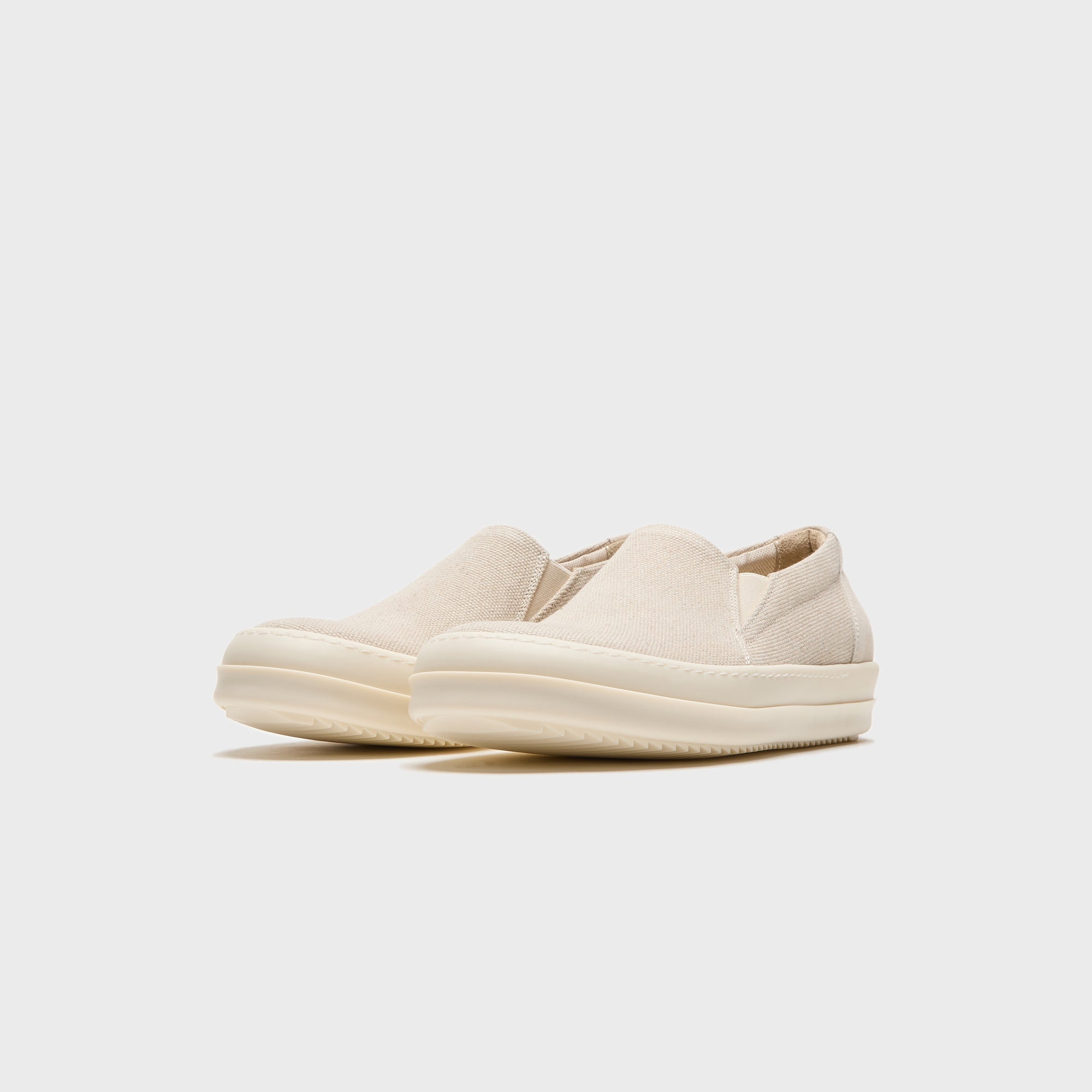 Temple Penta Boat Sneaks Natural Rick owens оригінал – Купити в Україні – вид ззаду