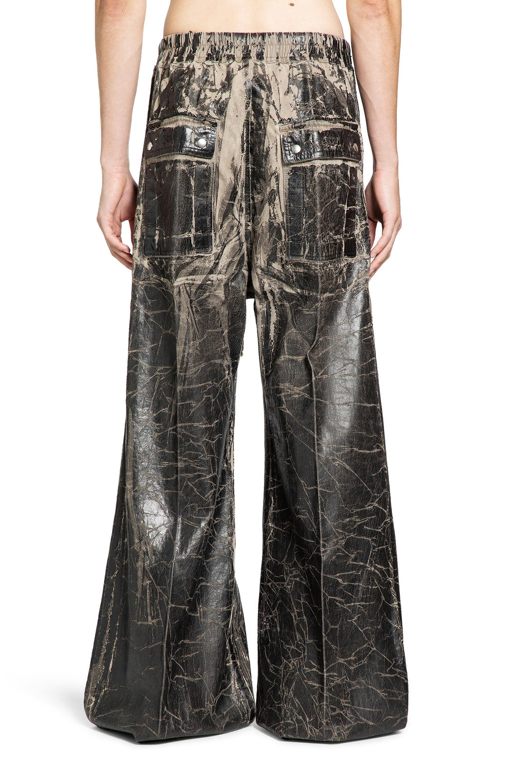 Geth Belas Distressed Cotton Pants Rick owens – Гарантія оригінальності – збільшений вид
