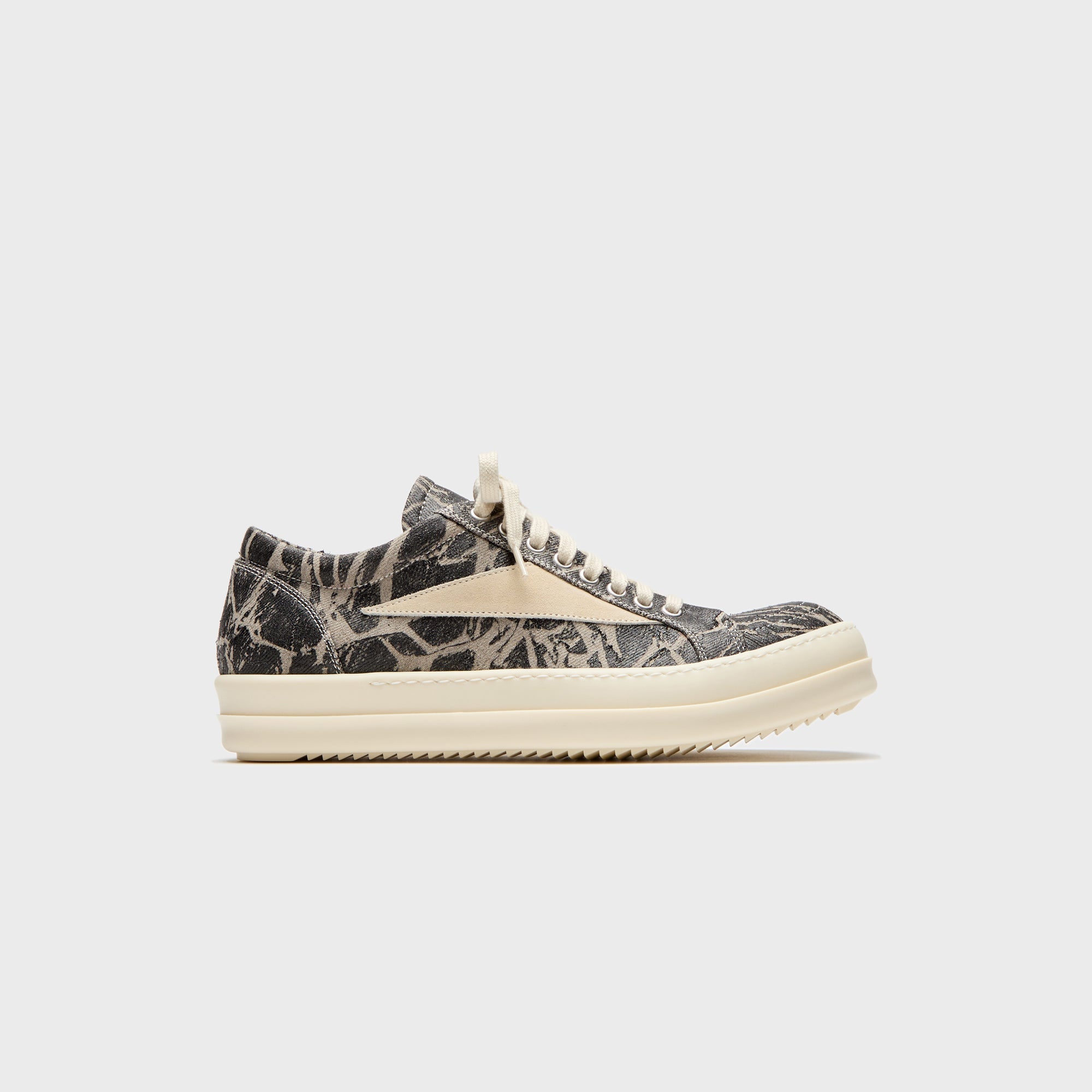 Concordians Vintage Sneaks Black Washed Foil Rick owens оригінал – Купити в Україні – боковий вид