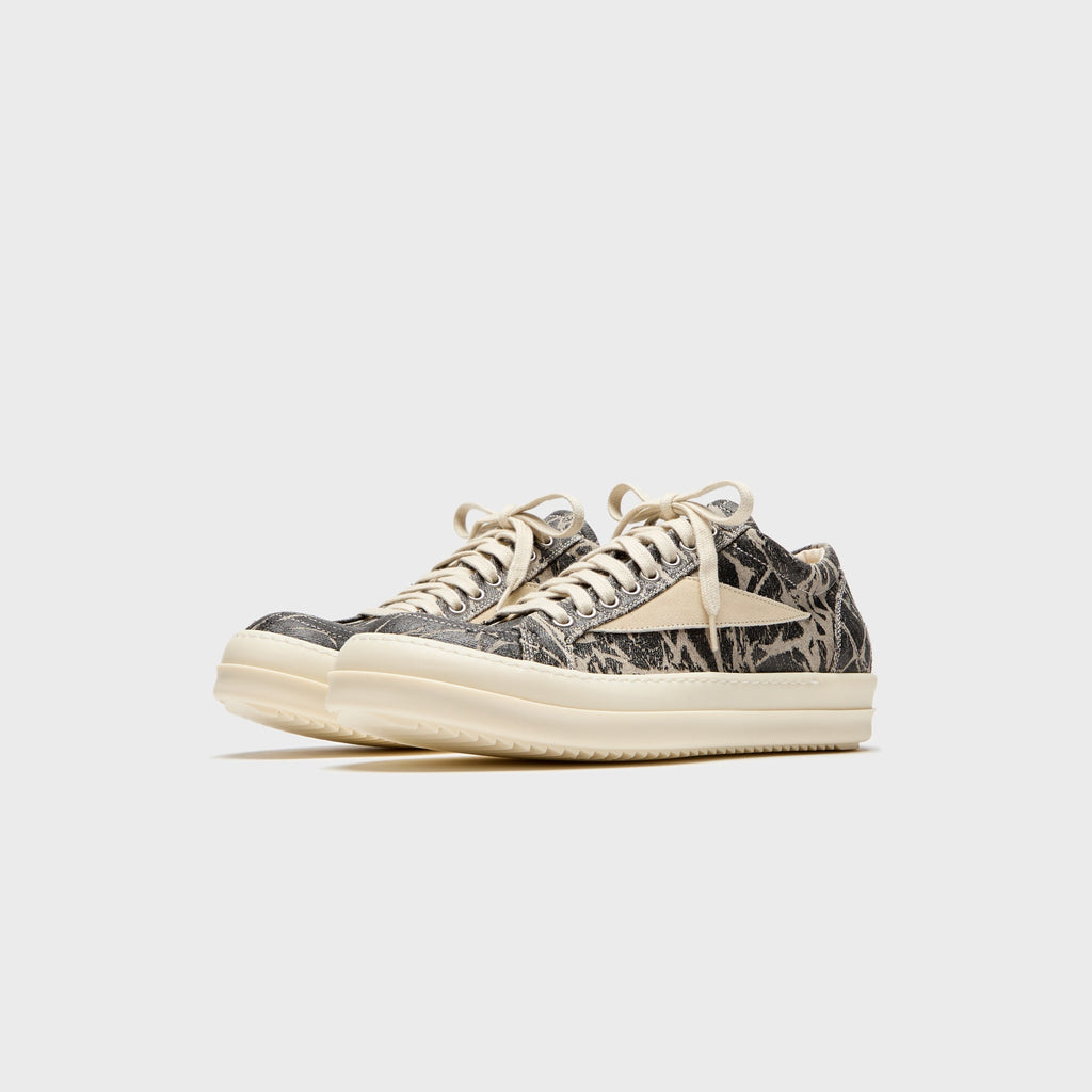 Concordians Vintage Sneaks Black Washed Foil Rick owens оригінал – Купити в Україні – вид ззаду