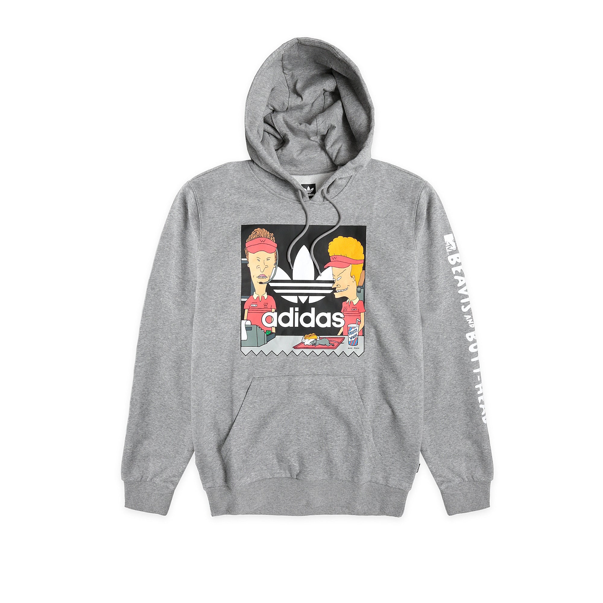 Оригінальна Beavis And Butthead Hoodie [du2859] Adidas – боковий вид