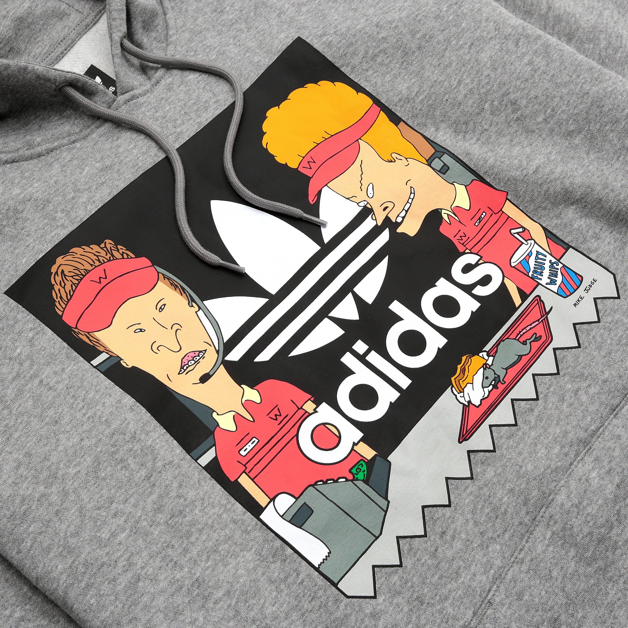 Оригінальна Beavis And Butthead Hoodie [du2859] Adidas – вид ззаду