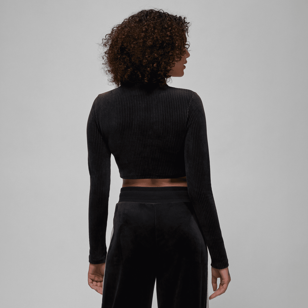 Оригінальна Womens Long Sleeve Velour Top Air jordan – вид ззаду