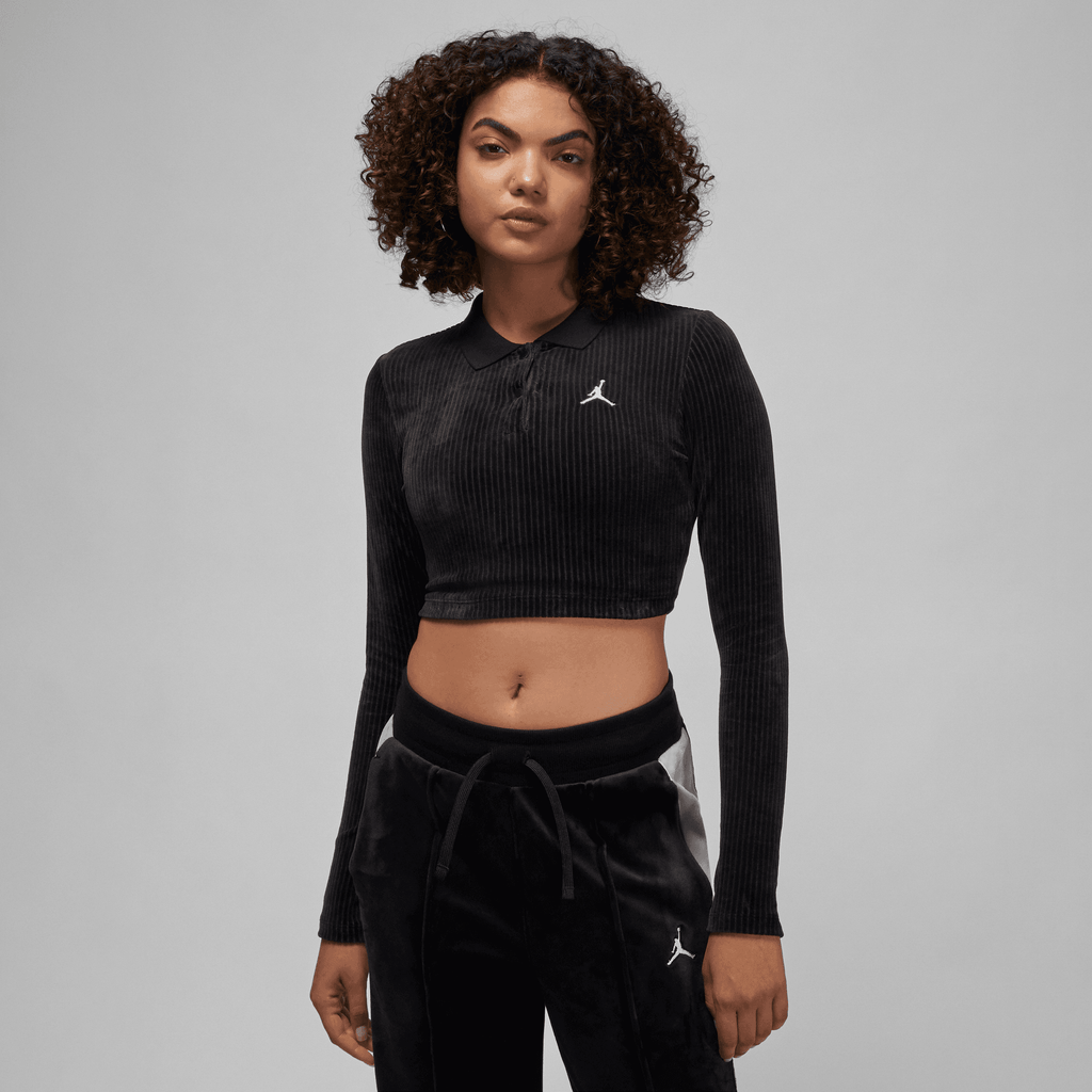 Оригінальна Womens Long Sleeve Velour Top Air jordan – детальний вид