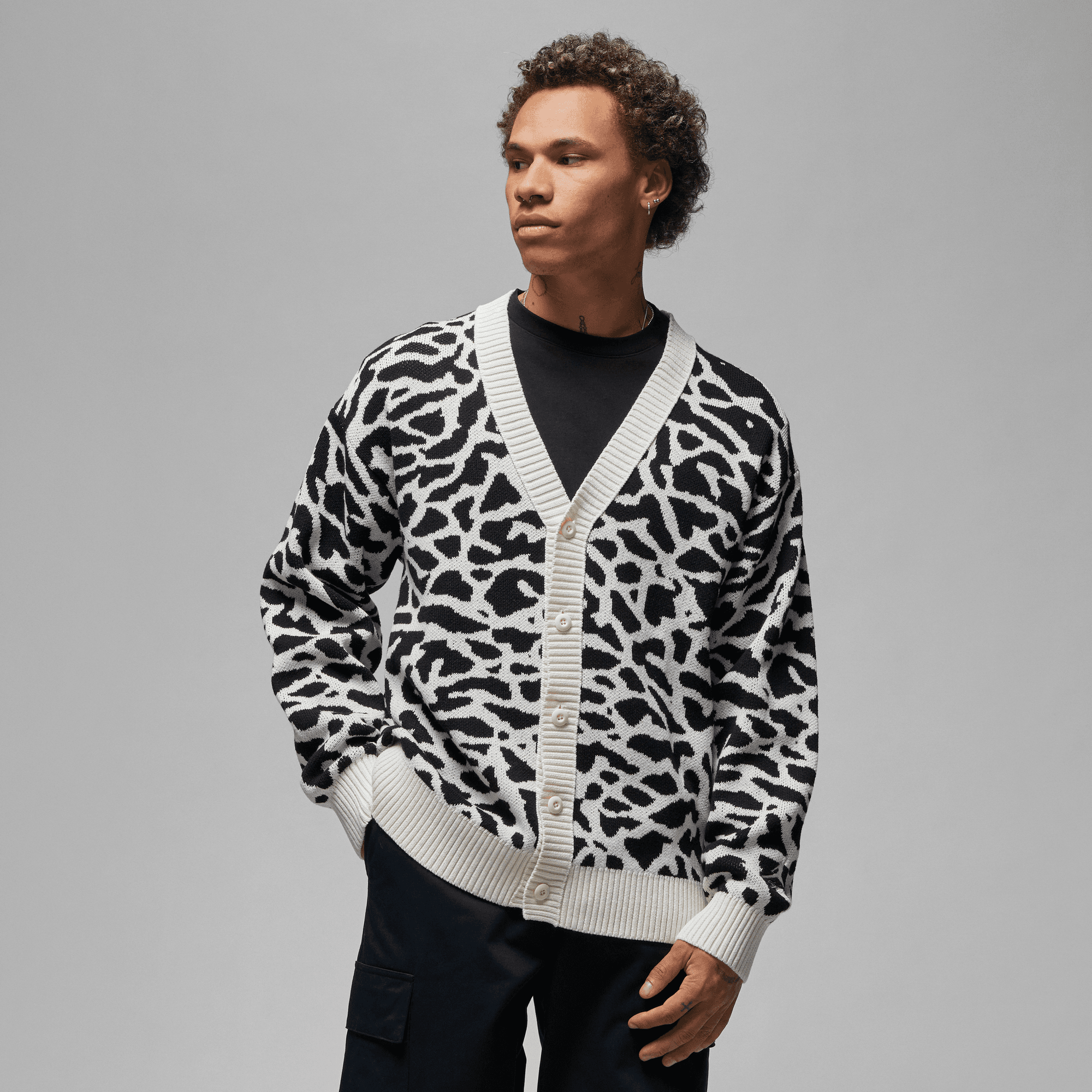 Mens Flight Heritage Cardigan Air jordan оригінал – Купити в Україні – вид ззаду
