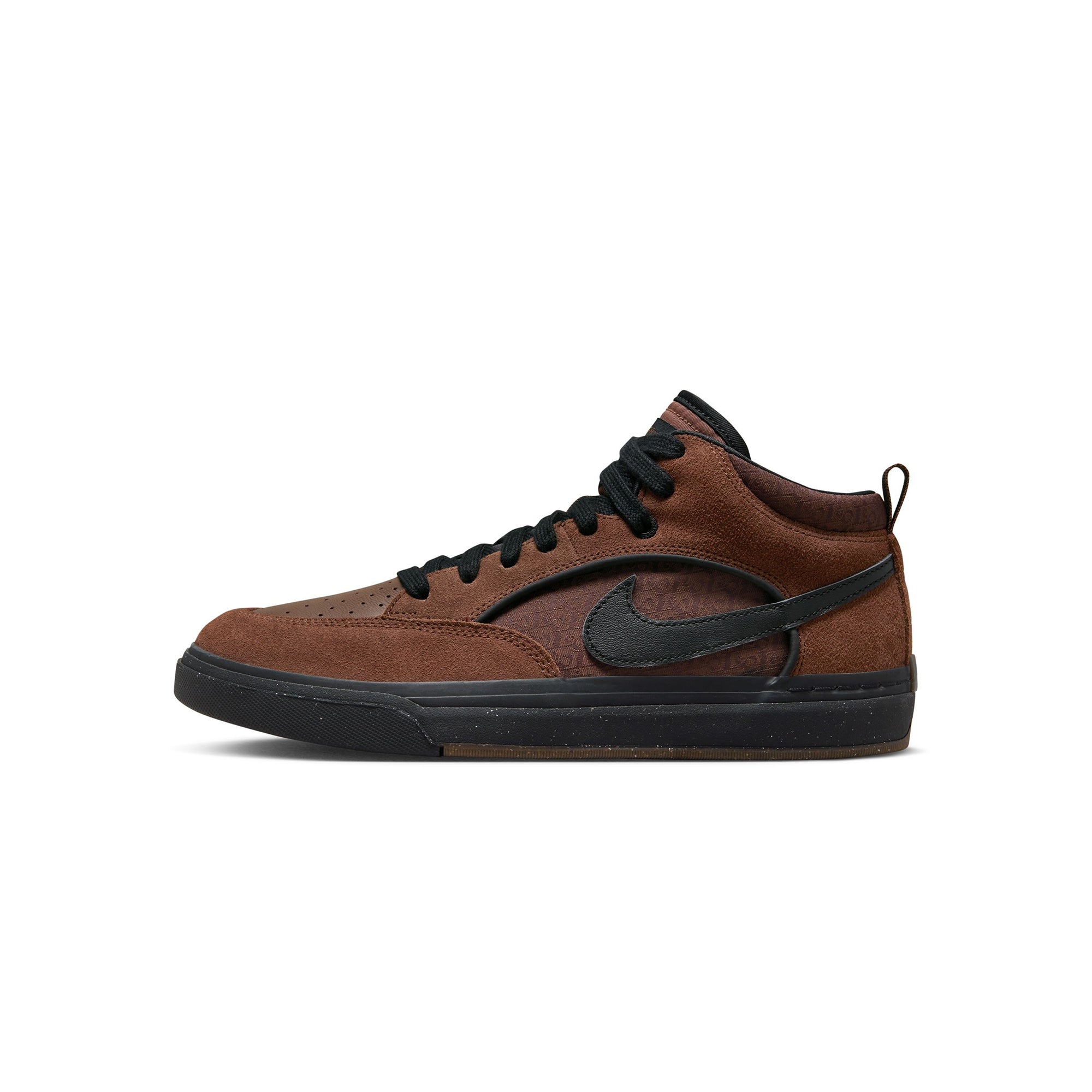 Mens React Leo Shoes Cacao Nike – Гарантія оригінальності – боковий вид