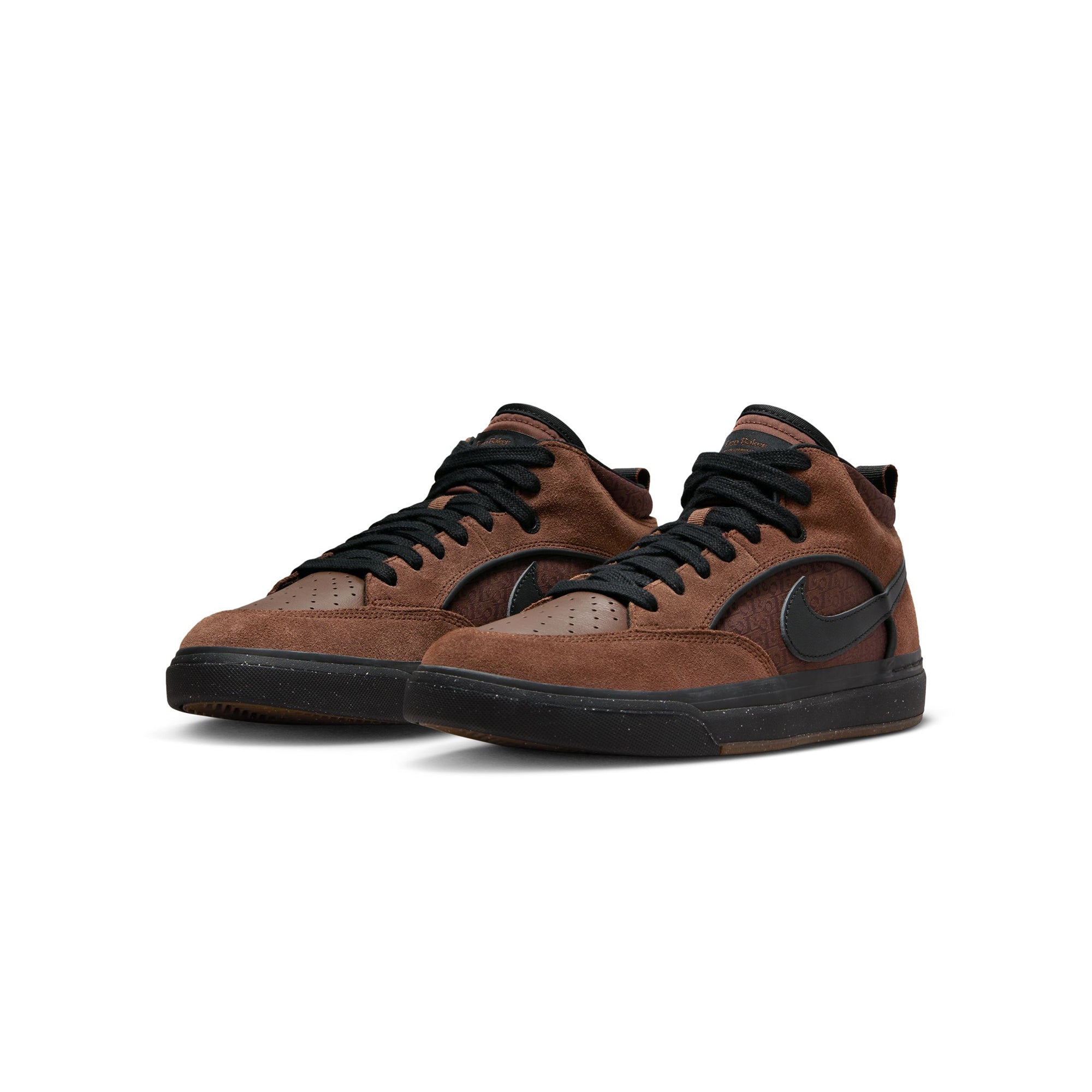 Mens React Leo Shoes Cacao Nike – Гарантія оригінальності – вид ззаду