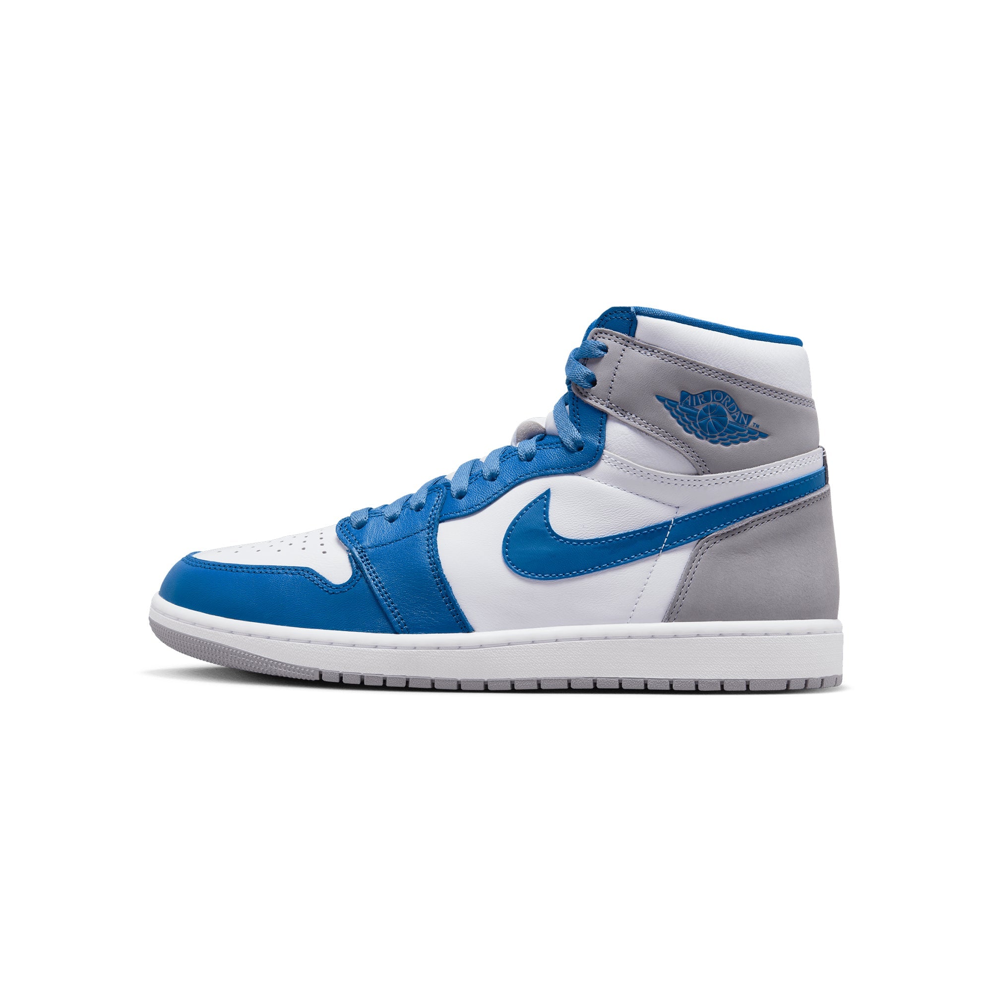 Оригінальна Mens 1 Retro High Og True Blue Shoes Air jordan – боковий вид