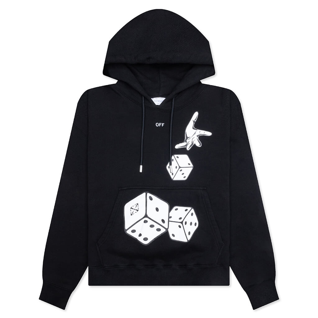 Оригінальна Dices Skate Hoodie Off-white – боковий вид
