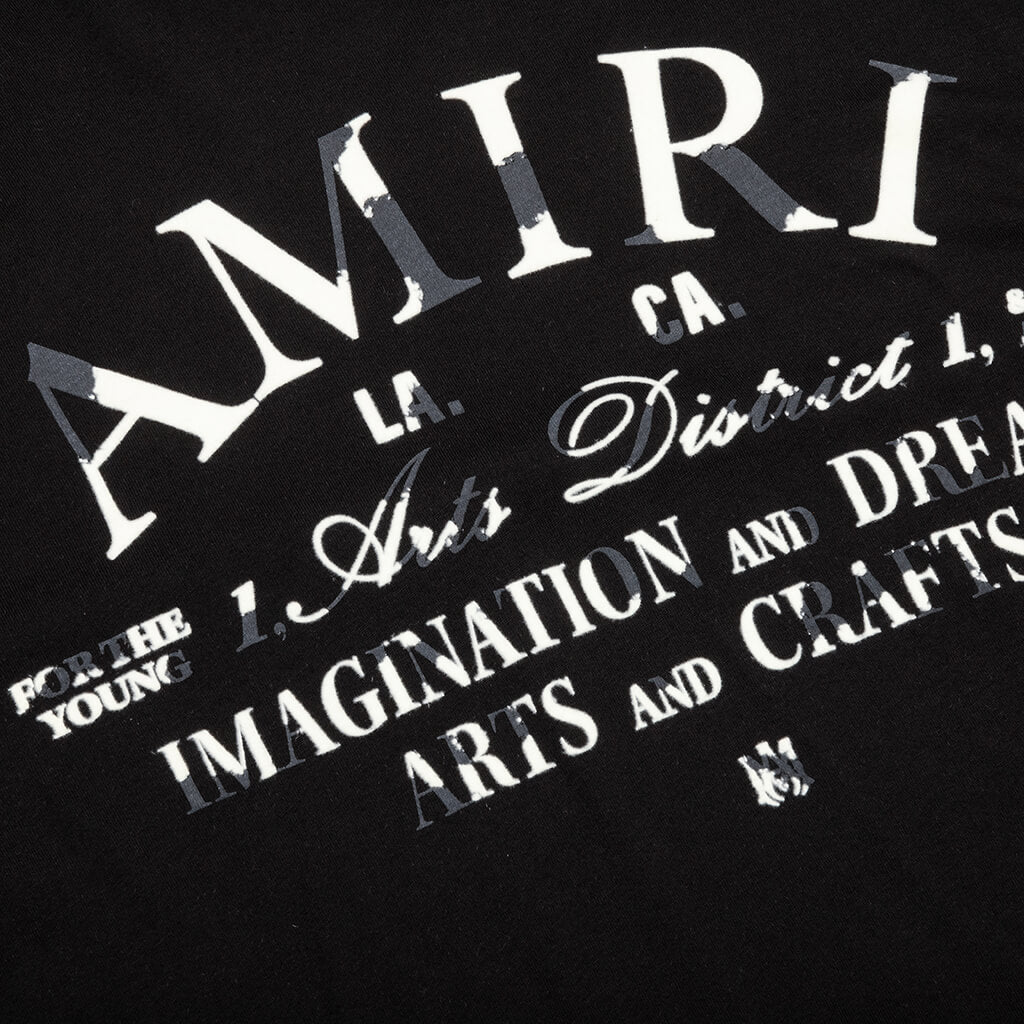 Distressed Arts District Tee Amiri – Гарантія оригінальності – детальний вид