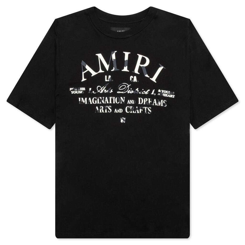 Distressed Arts District Tee Amiri – Гарантія оригінальності – боковий вид