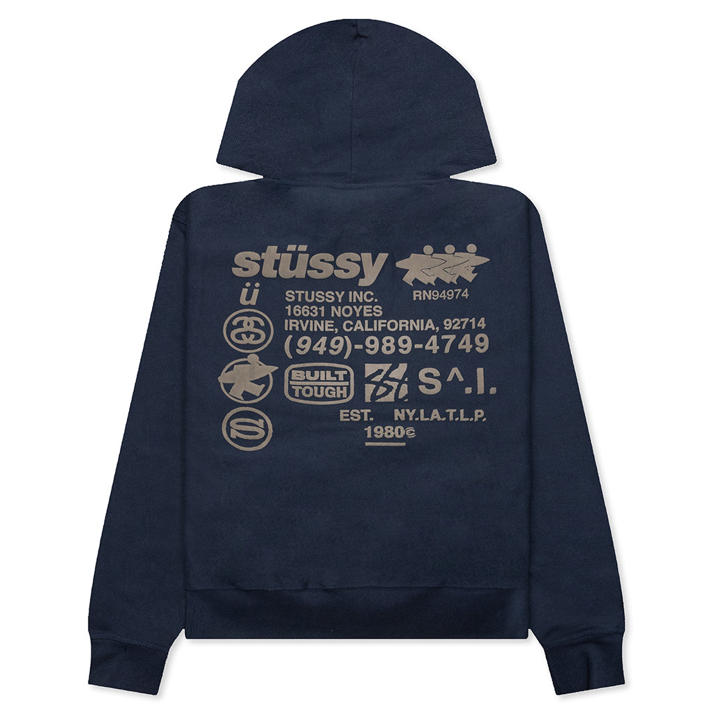 Dna Zip Hoodie Stussy оригінал – Купити в Україні – вид ззаду