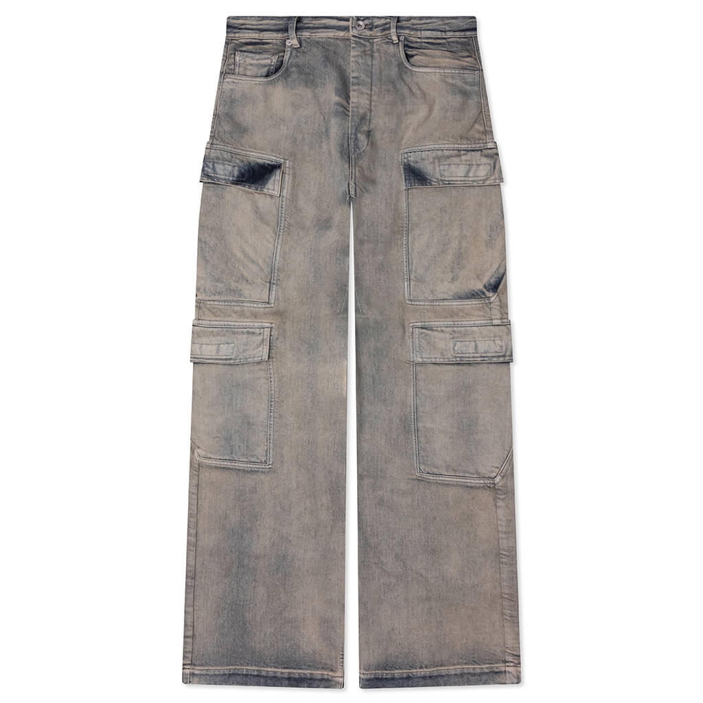 Double Cargo Denim Jeans Rick owens – Гарантія оригінальності – боковий вид