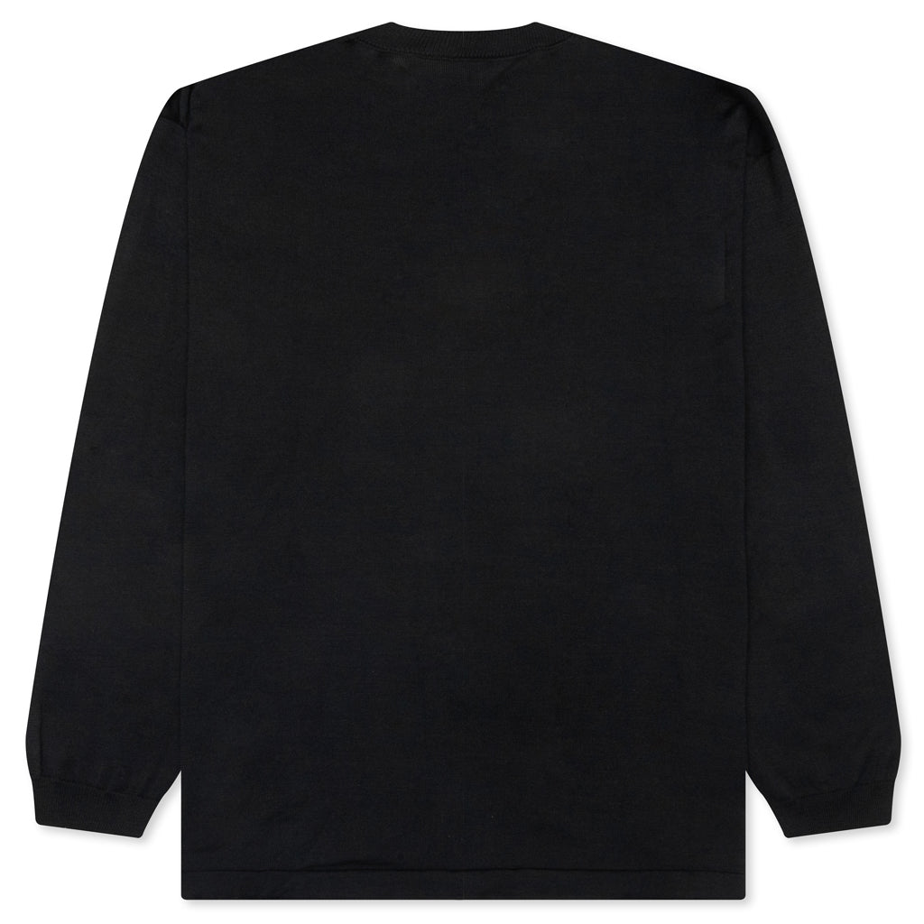 Drawstring Knit Sweatshirt Comme des garcons – Гарантія оригінальності – вид ззаду