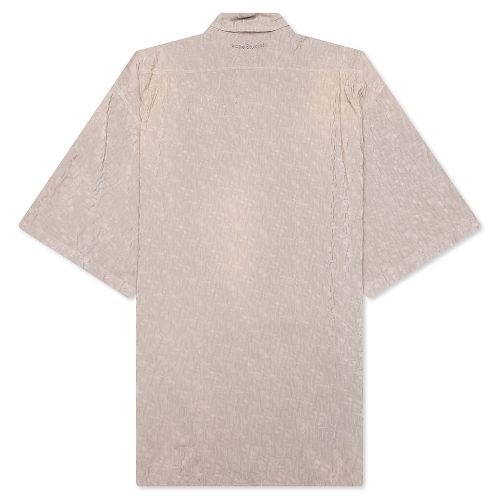 Monogram Button Up Shirt Acne studios оригінал – Купити в Україні – вид ззаду