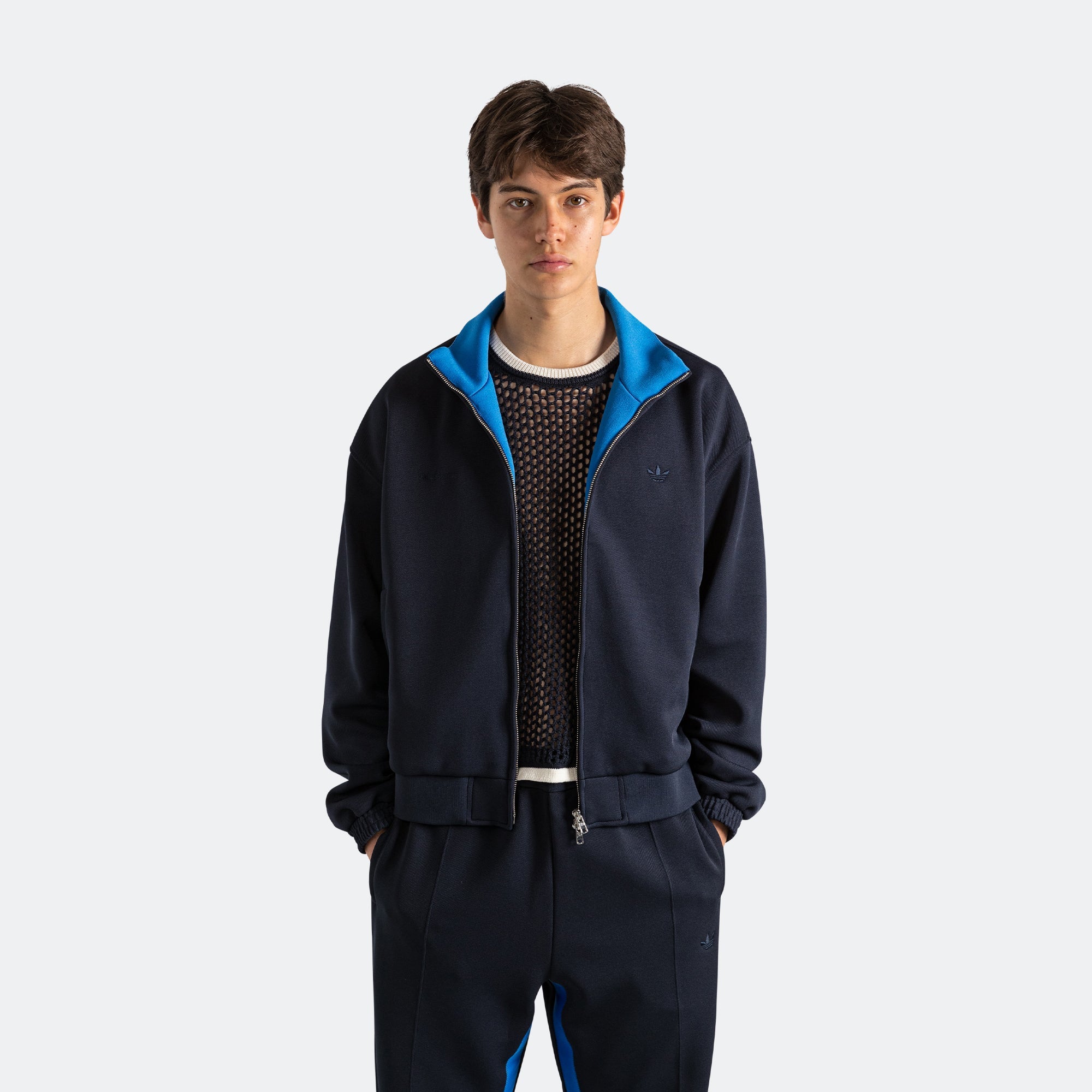 Pique Track Top X Wales Bonner Adidas оригінал – Купити в Україні – вид ззаду - ADIDAS