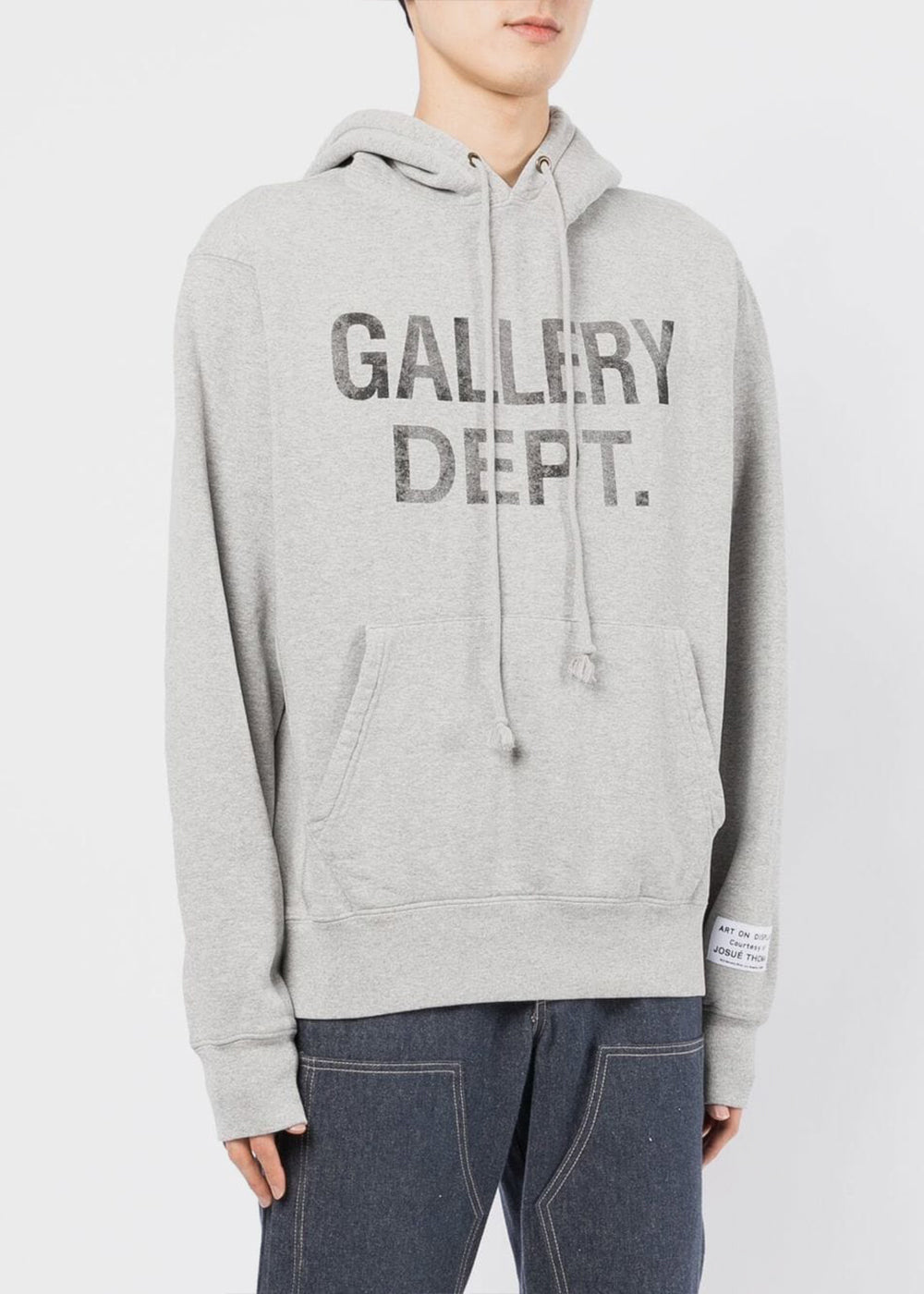 Heather Grey Logo Hoodie Gallery department оригінал – Купити в Україні – вид ззаду