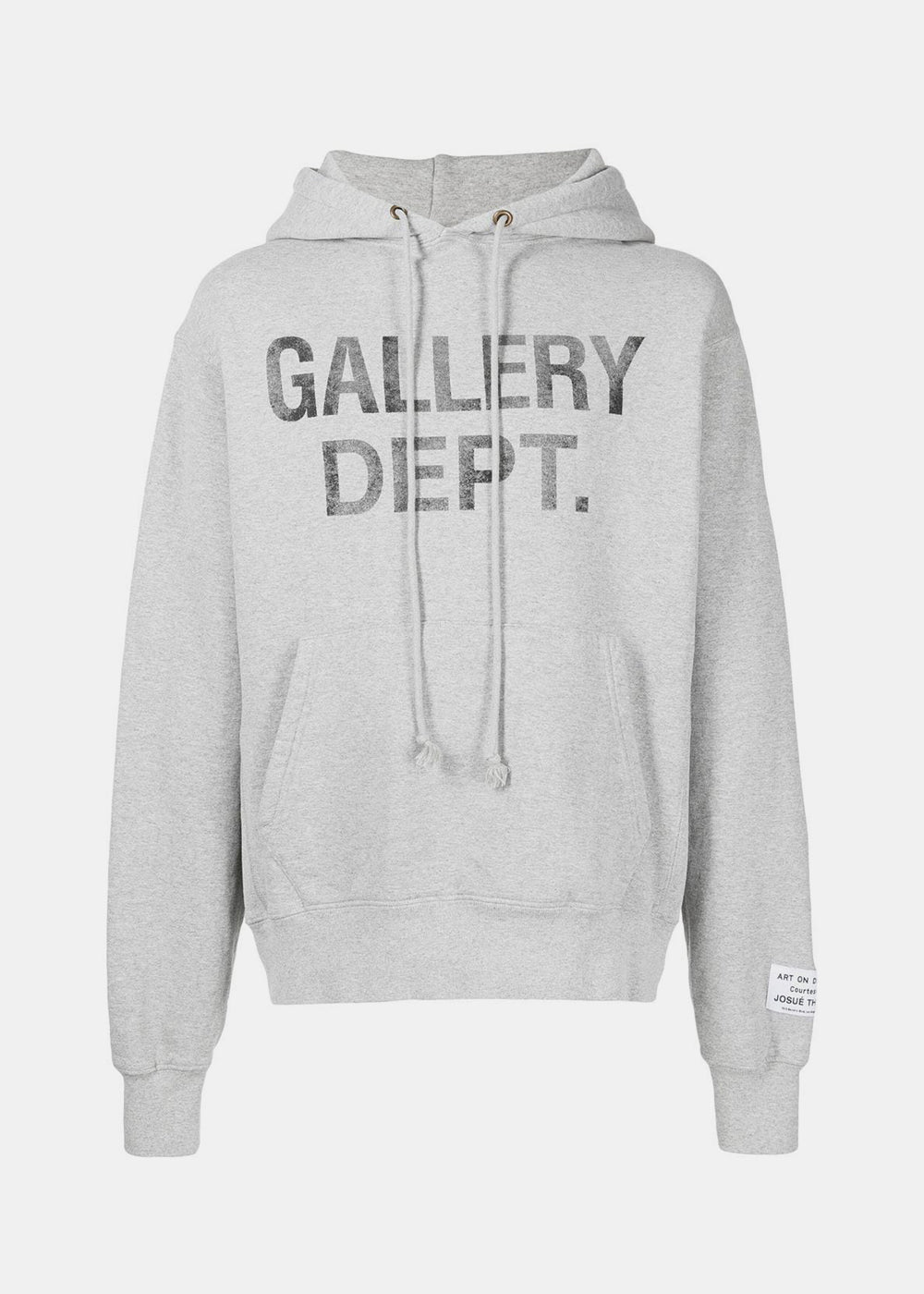 Heather Grey Logo Hoodie Gallery department оригінал – Купити в Україні – боковий вид