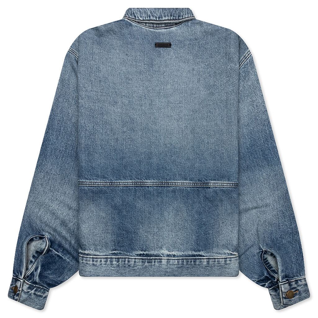 Оригінальна Essentials Denim Jacket Fear of god – вид ззаду