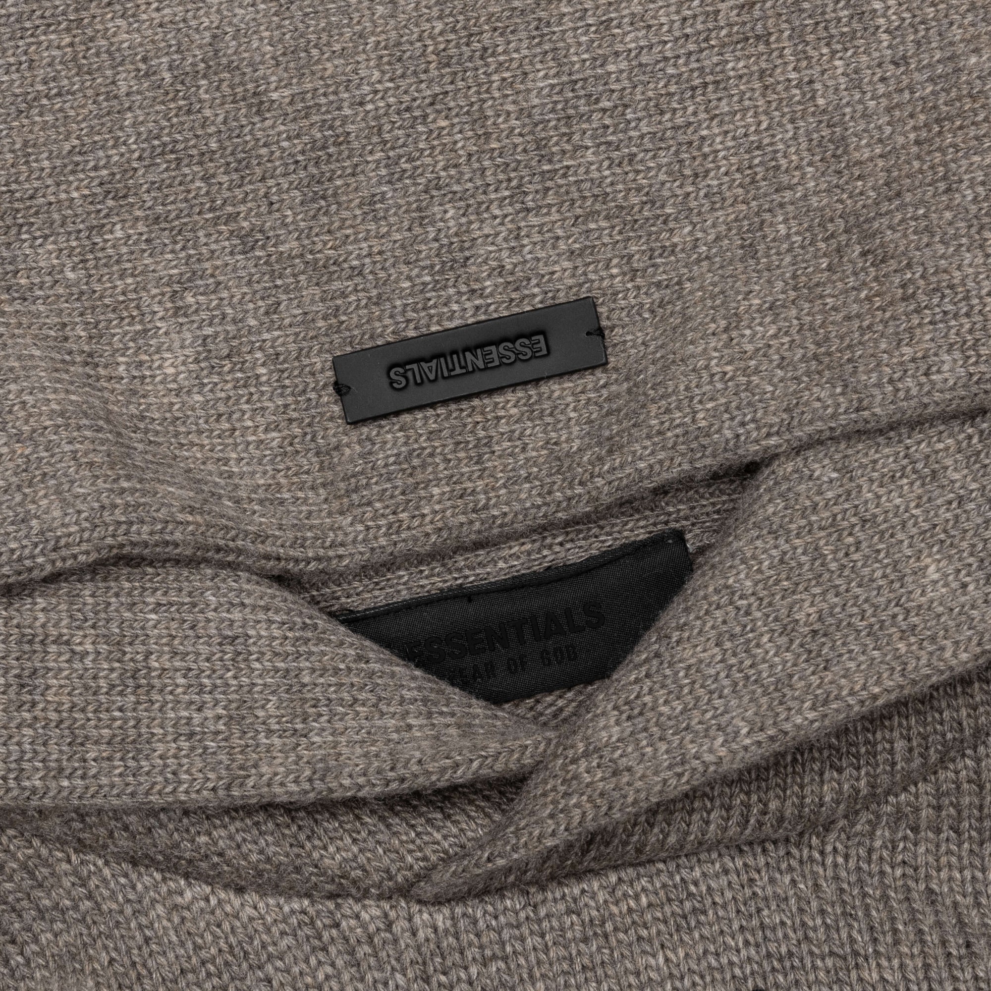 Оригінальна Essentials Knit Hoodie Fear of god – детальний вид - FEAR OF GOD