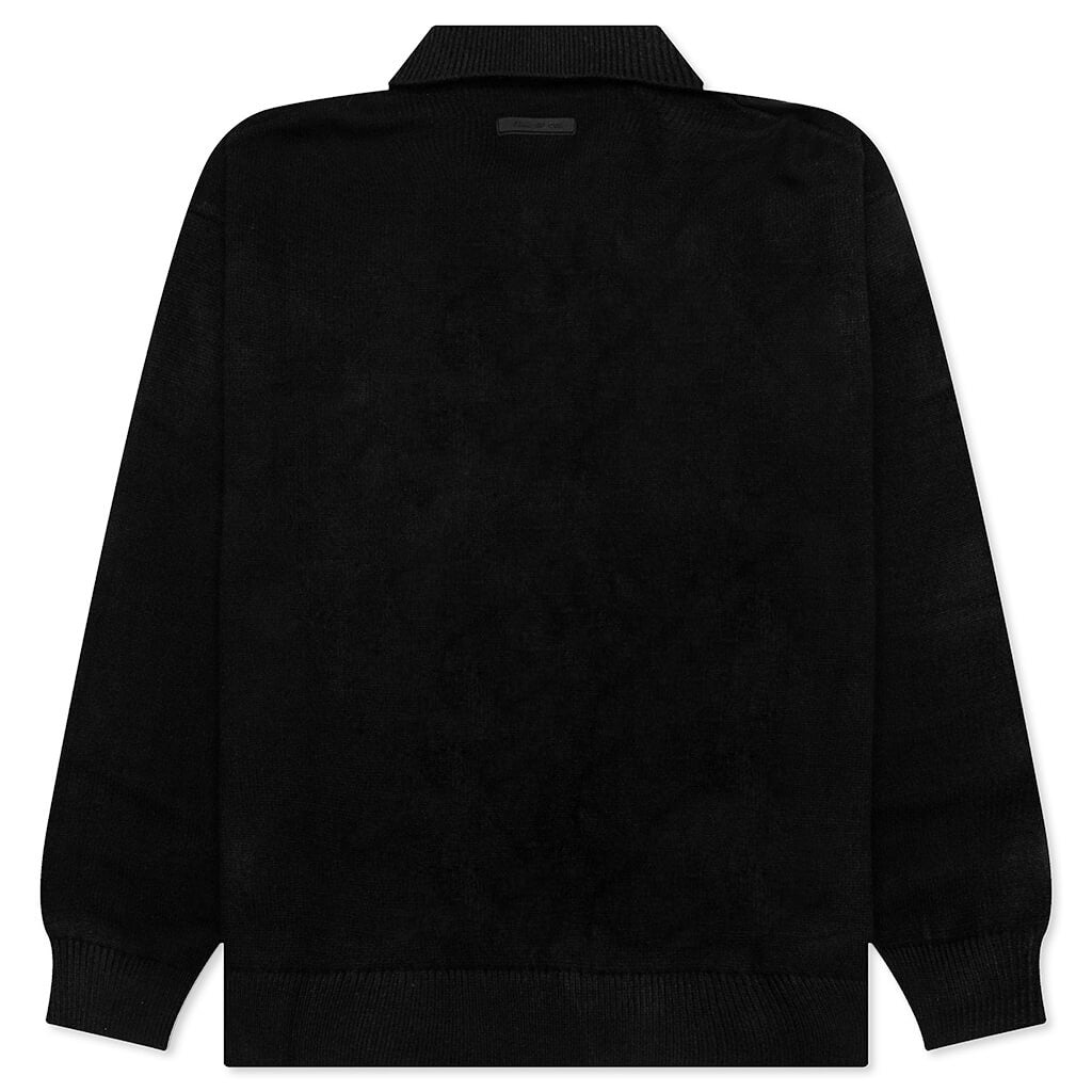 Оригінальна Essentials Knit Polo Fear of god – вид ззаду