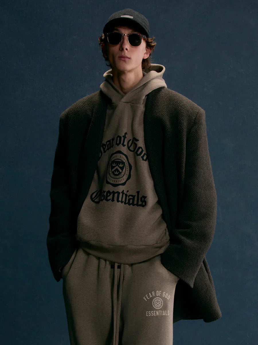 Cotton Hooded Sweatshirt Fear of god оригінал – Купити в Україні – вид ззаду