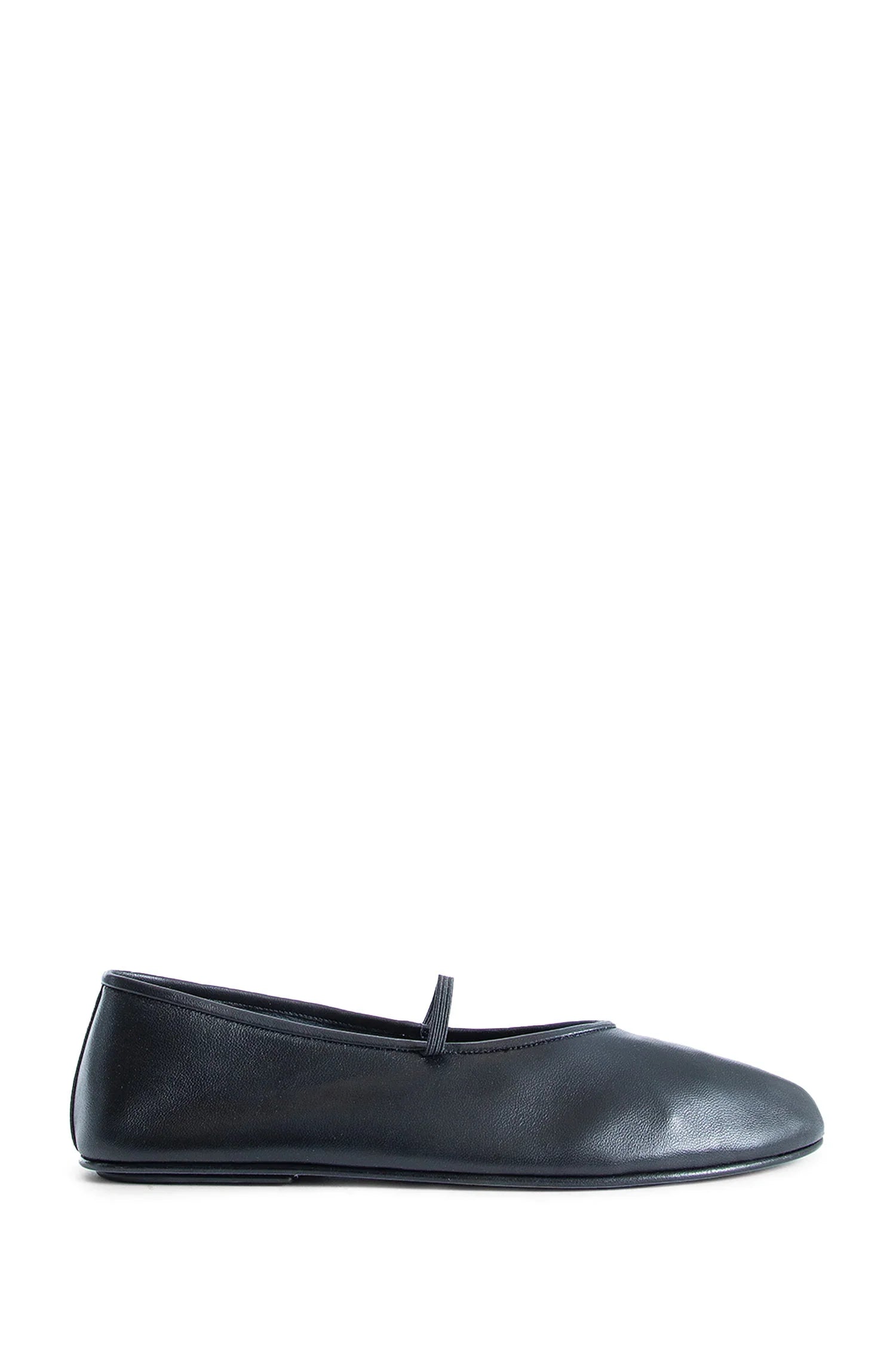 Elastic Ballet Slippers In Leather The row – Гарантія оригінальності – боковий вид