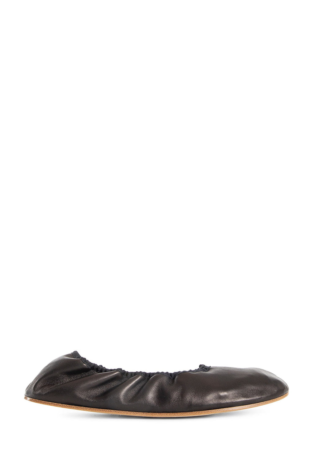 Round Ballet Flats In Leather The row – Гарантія оригінальності – боковий вид