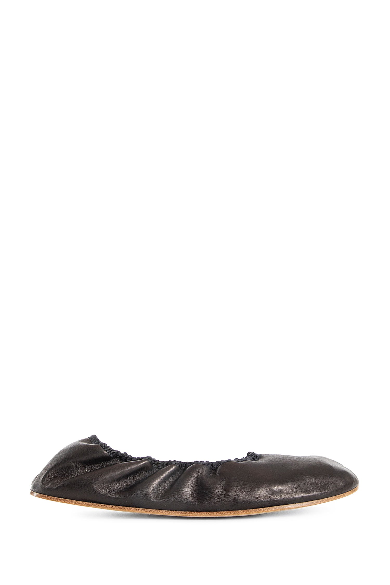 Round Ballet Flats In Leather The row – Гарантія оригінальності – боковий вид