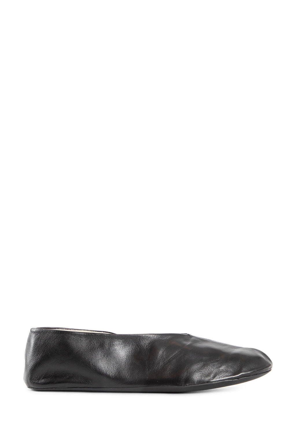 Stella Slippers In Leather The row – Гарантія оригінальності – боковий вид