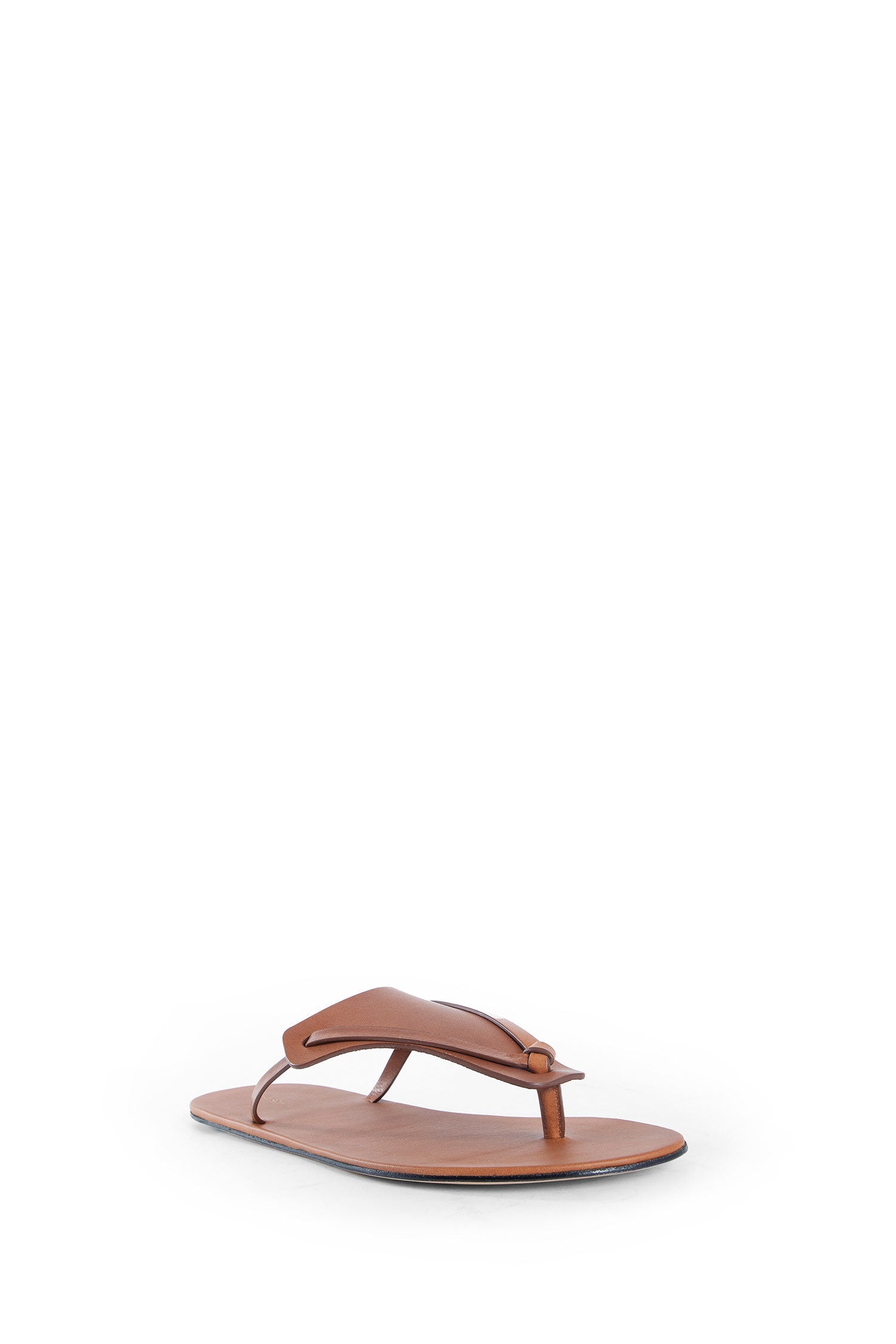 Helena Flip Flops In Leather The row – Гарантія оригінальності – вид ззаду