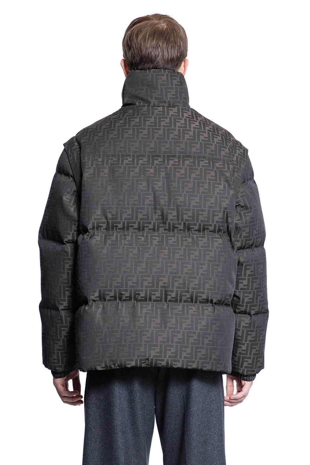 Оригінальна Ff Nylon Puffer Jacket Fendi – збільшений вид