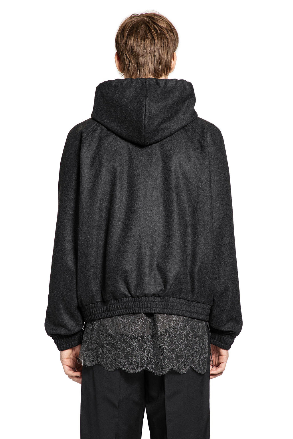 Оригінальна Cashmere Zip-Up Hoodie Fendi – збільшений вид