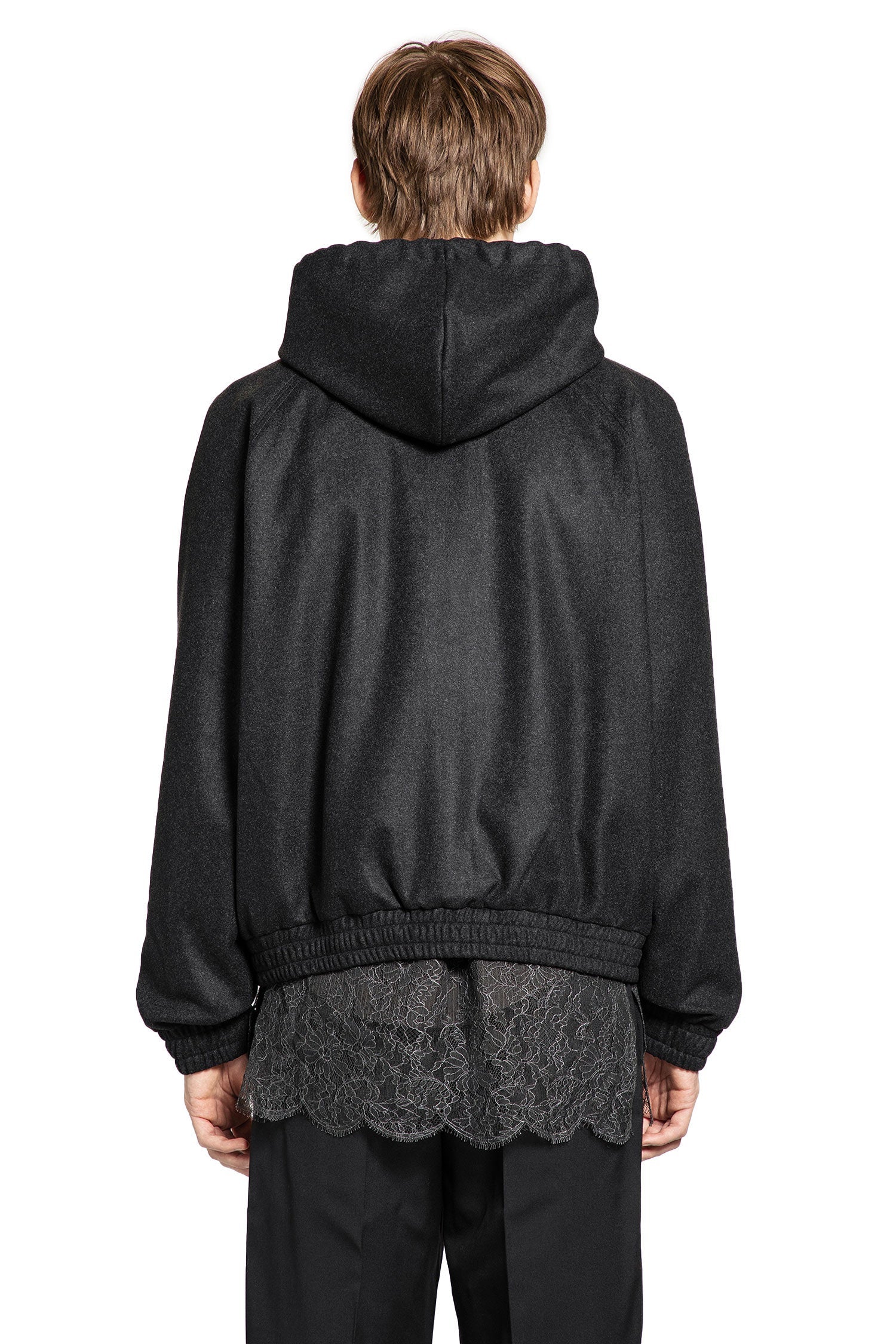 Оригінальна Cashmere Zip-Up Hoodie Fendi – збільшений вид