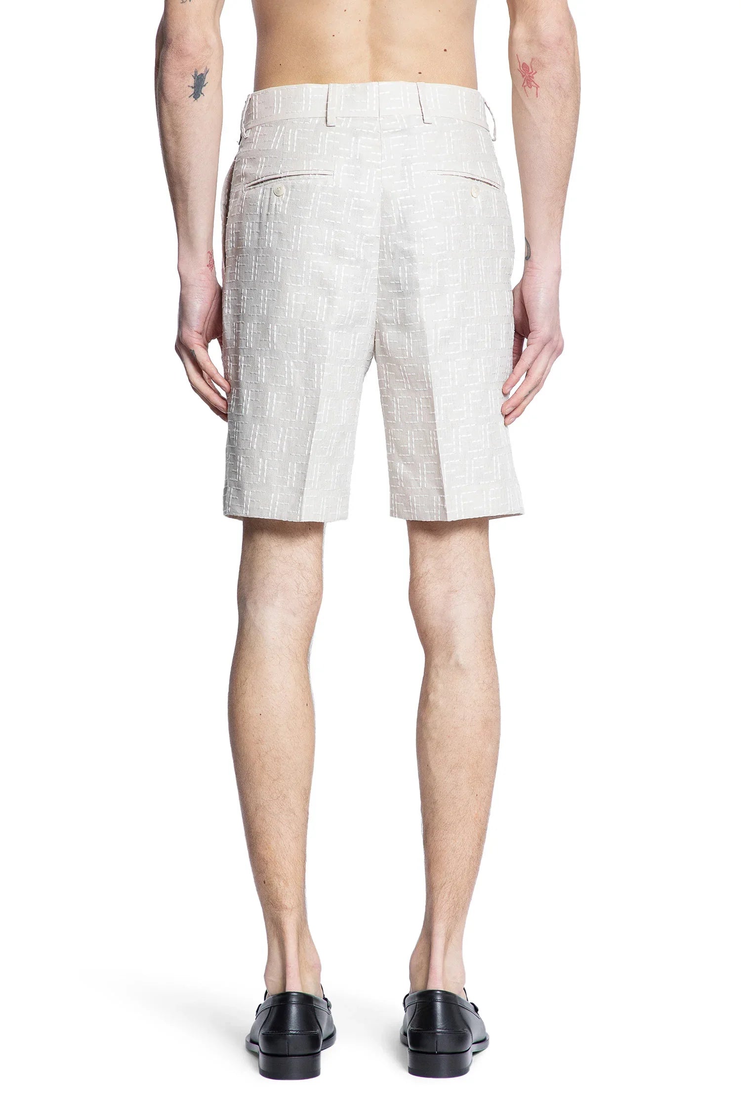 Ff Linen Tailored Shorts Fendi оригінал – Купити в Україні – збільшений вид