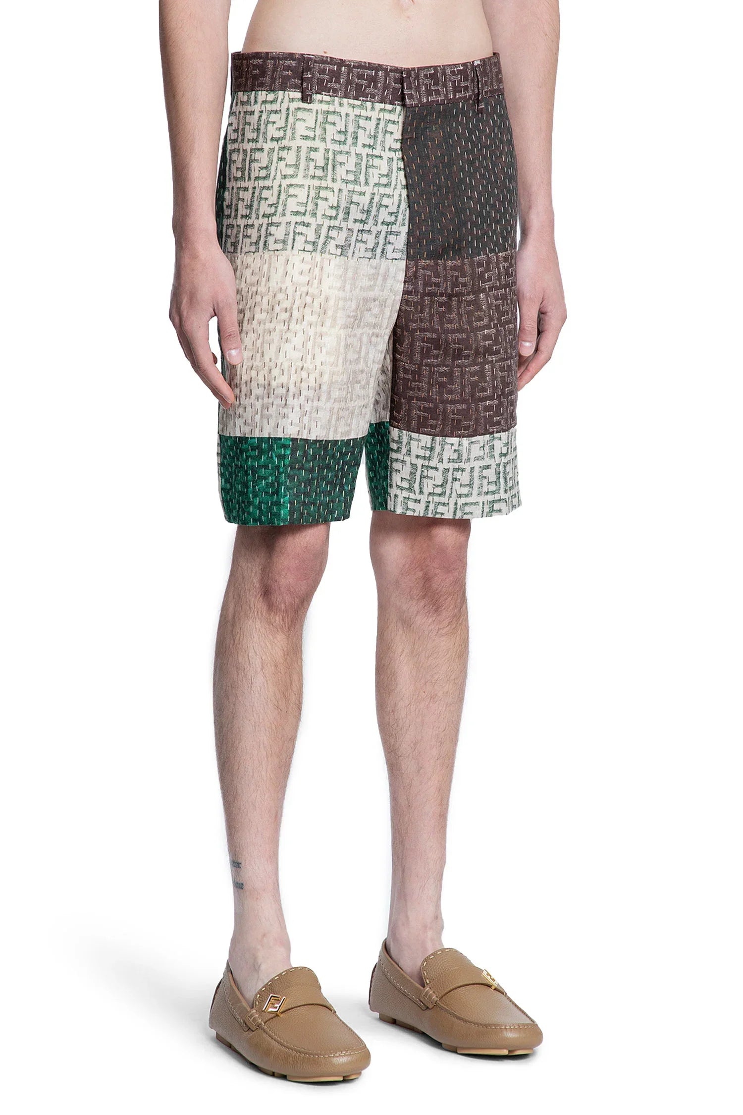 Man Multicolor Shorts & Skirts Fendi – Гарантія оригінальності – детальний вид