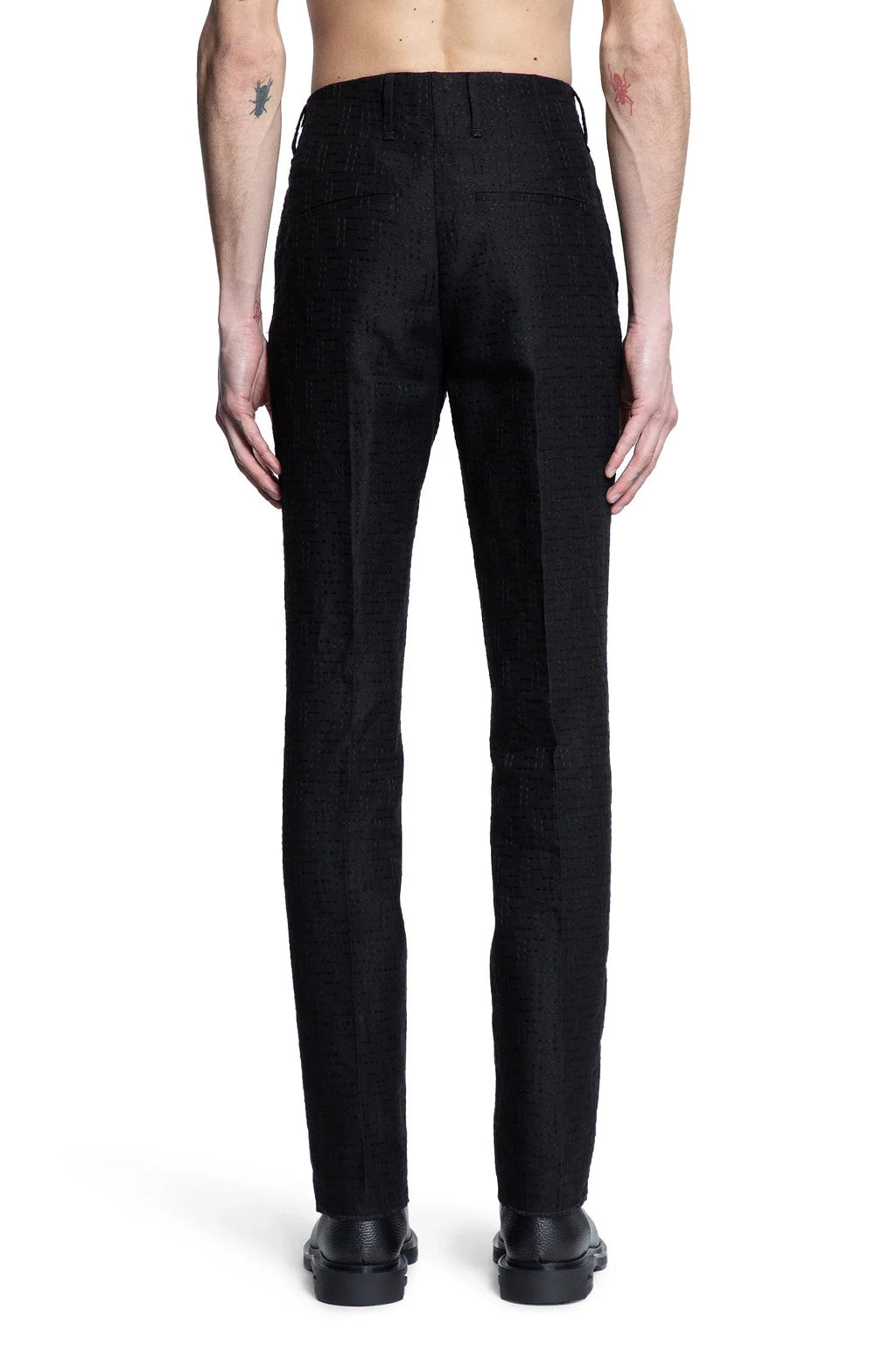 Оригінальна Ff Linen Tailored Trousers Fendi – збільшений вид