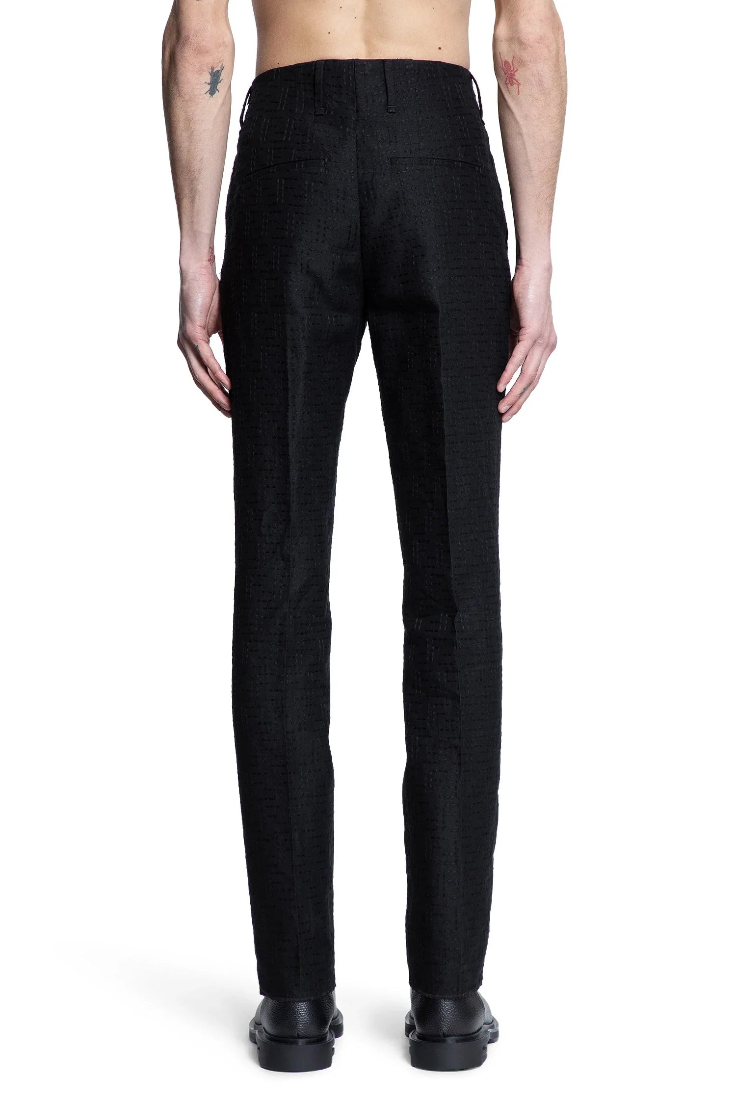 Оригінальна Ff Linen Tailored Trousers Fendi – збільшений вид
