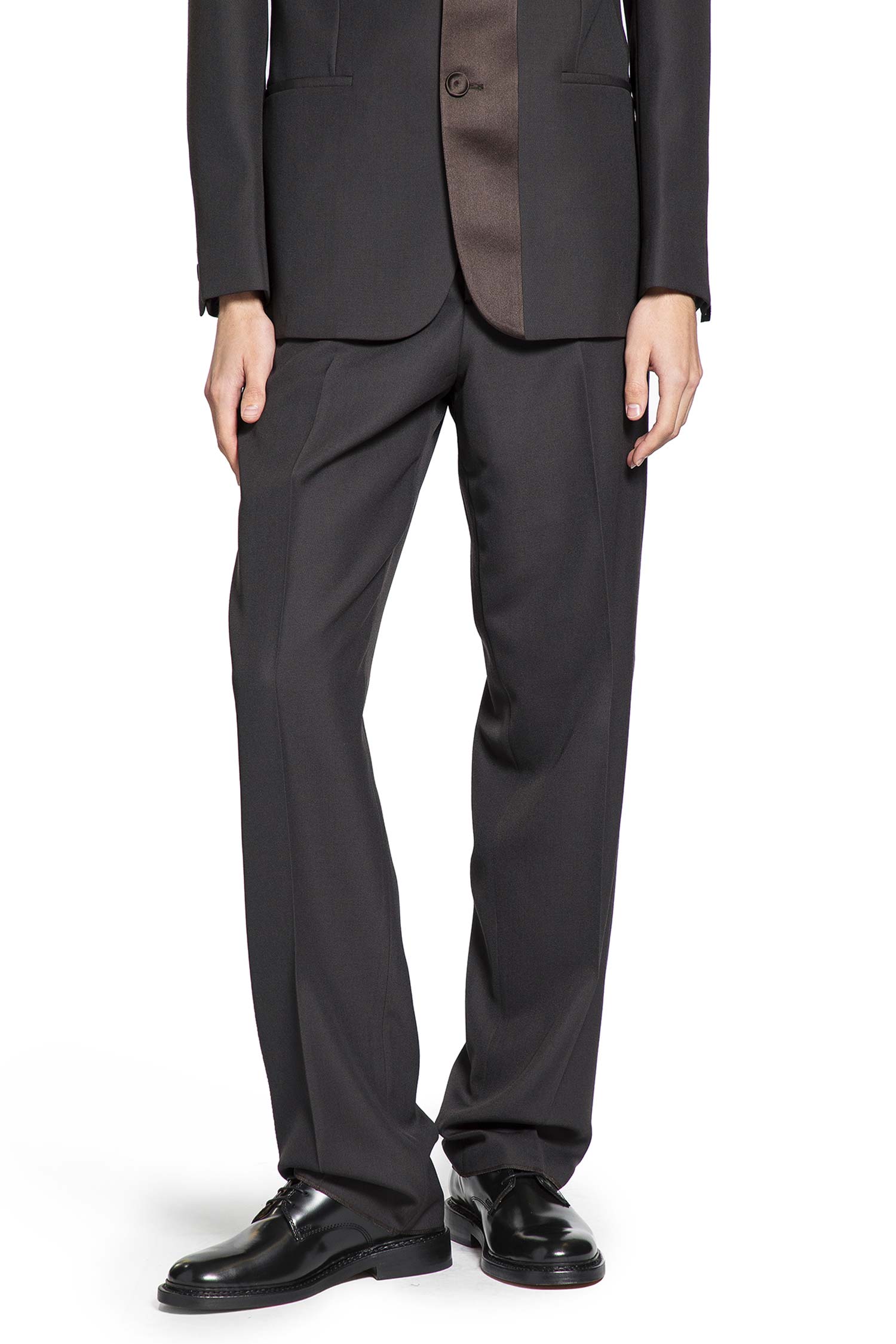 Cigarette Wool Trousers Fendi оригінал – Купити в Україні – боковий вид