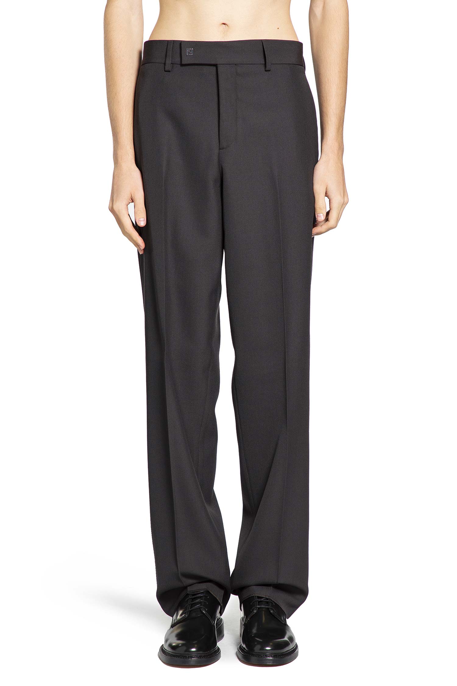 Cigarette Wool Trousers Fendi оригінал – Купити в Україні – вид ззаду