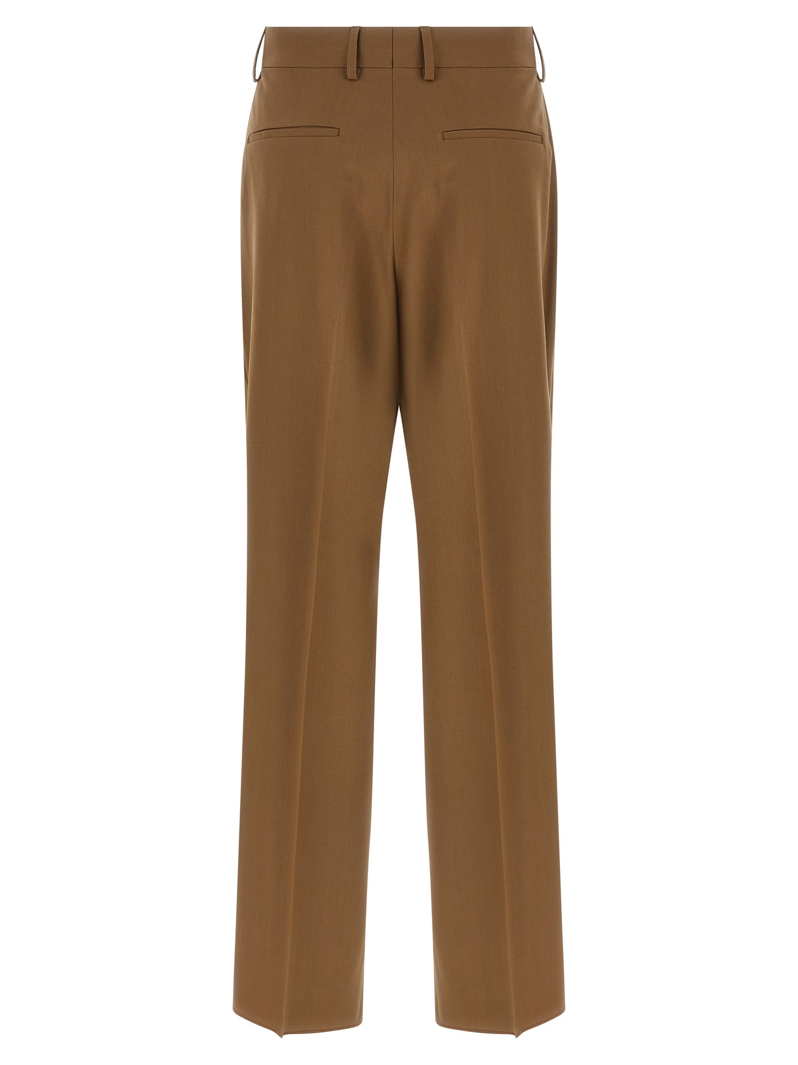 Gabardine Wool Trousers FENDI – Гарантія оригінальності – вид ззаду