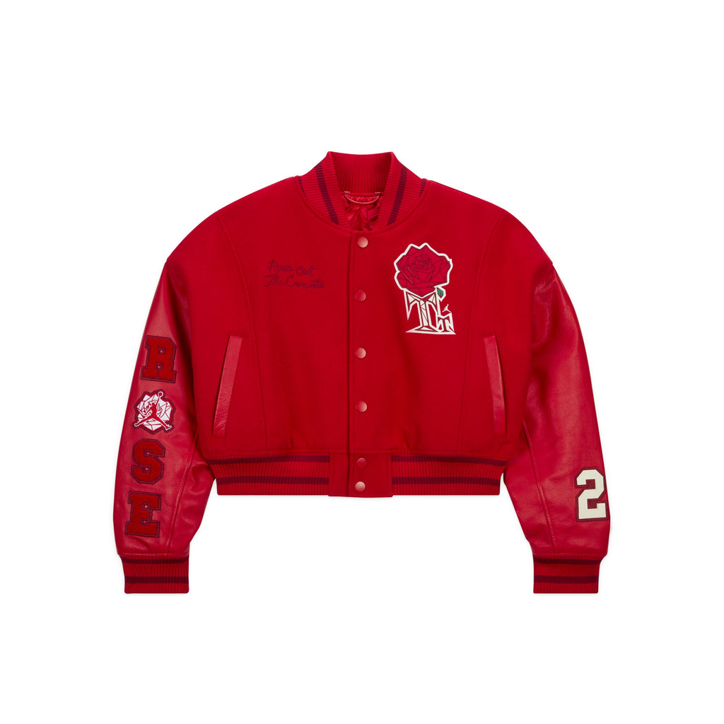 X Teyana Taylor Womens Varsity Jacket Air jordan оригінал – Купити в Україні – боковий вид